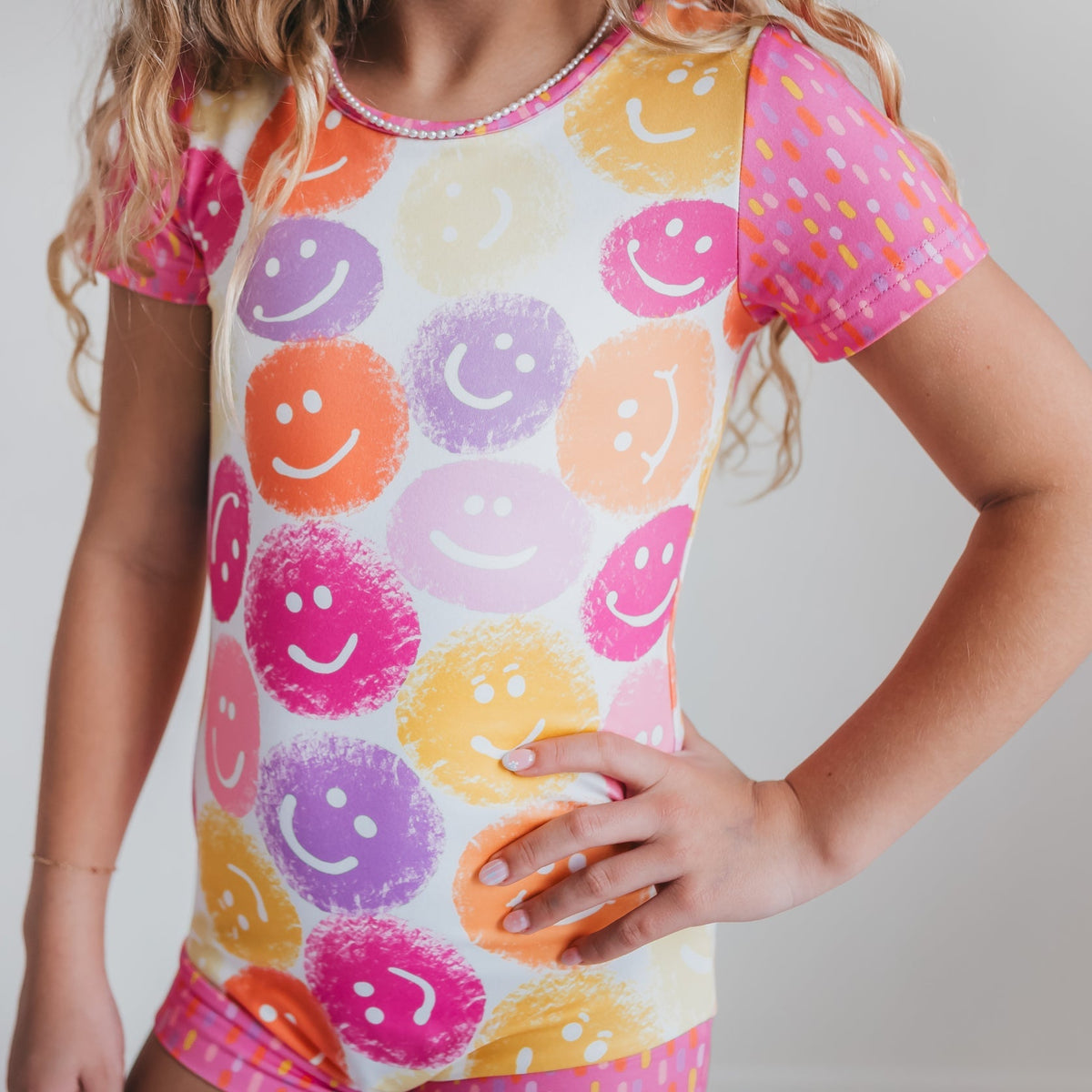 Bright Smiley Shortie Leotard