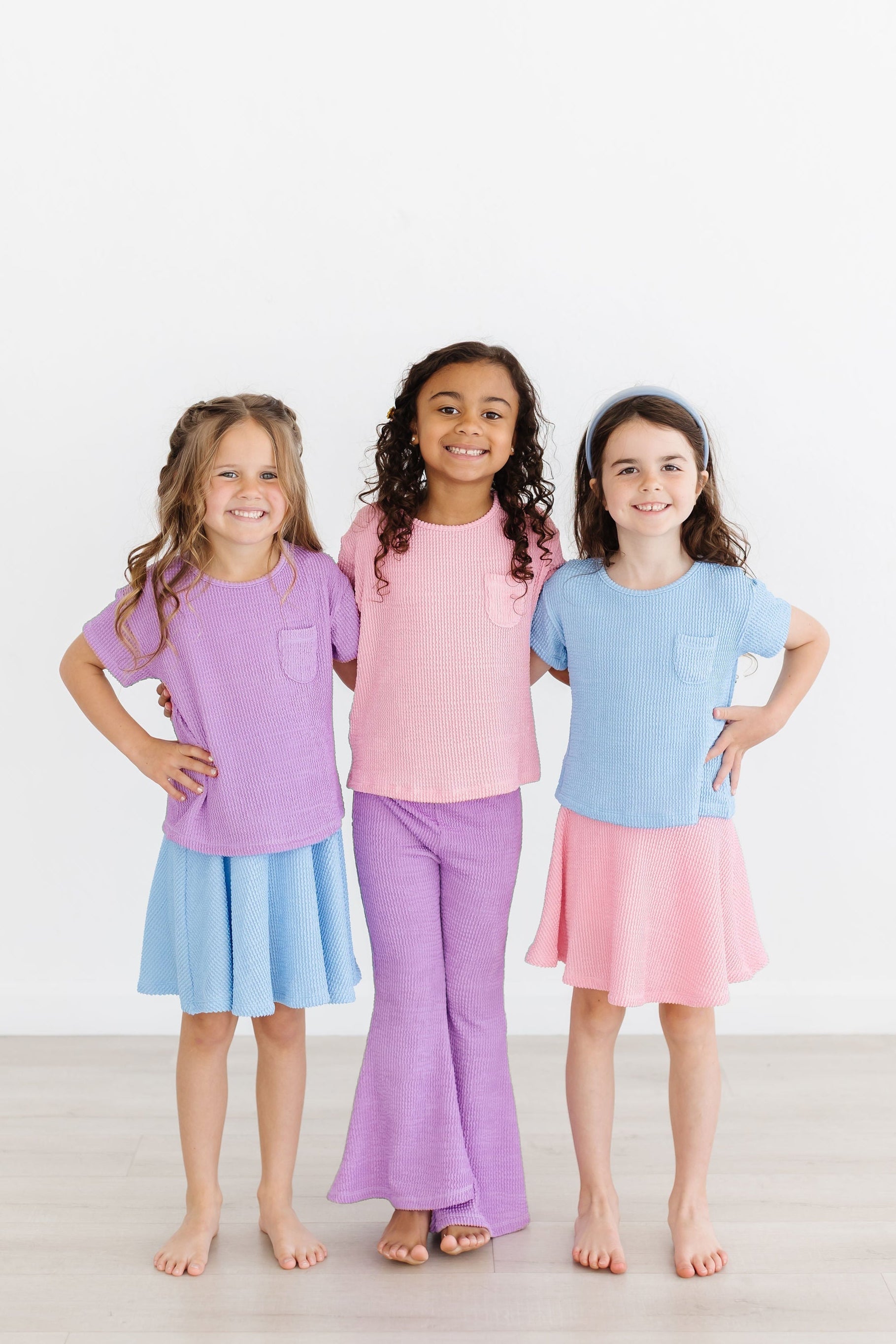 Bright Lilac Scrunchy Bells
