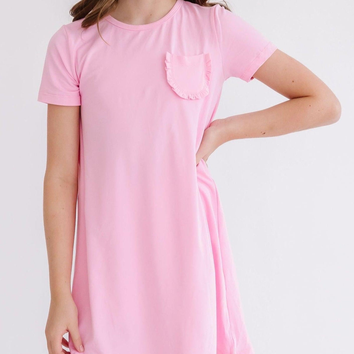 Bubblegum Pink T-Shirt Dress