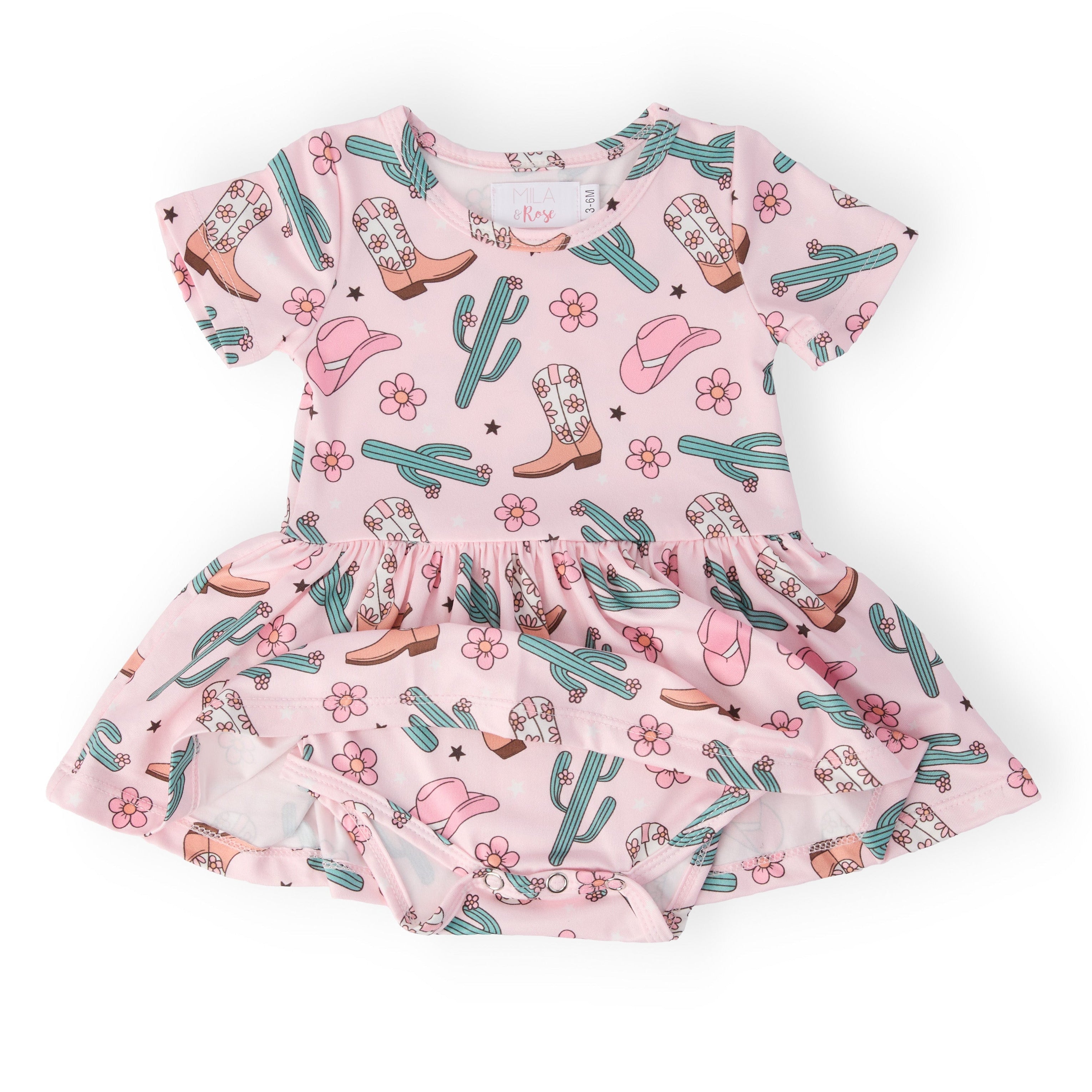 Cactus Cowgirl S/S Twirl Bodysuit