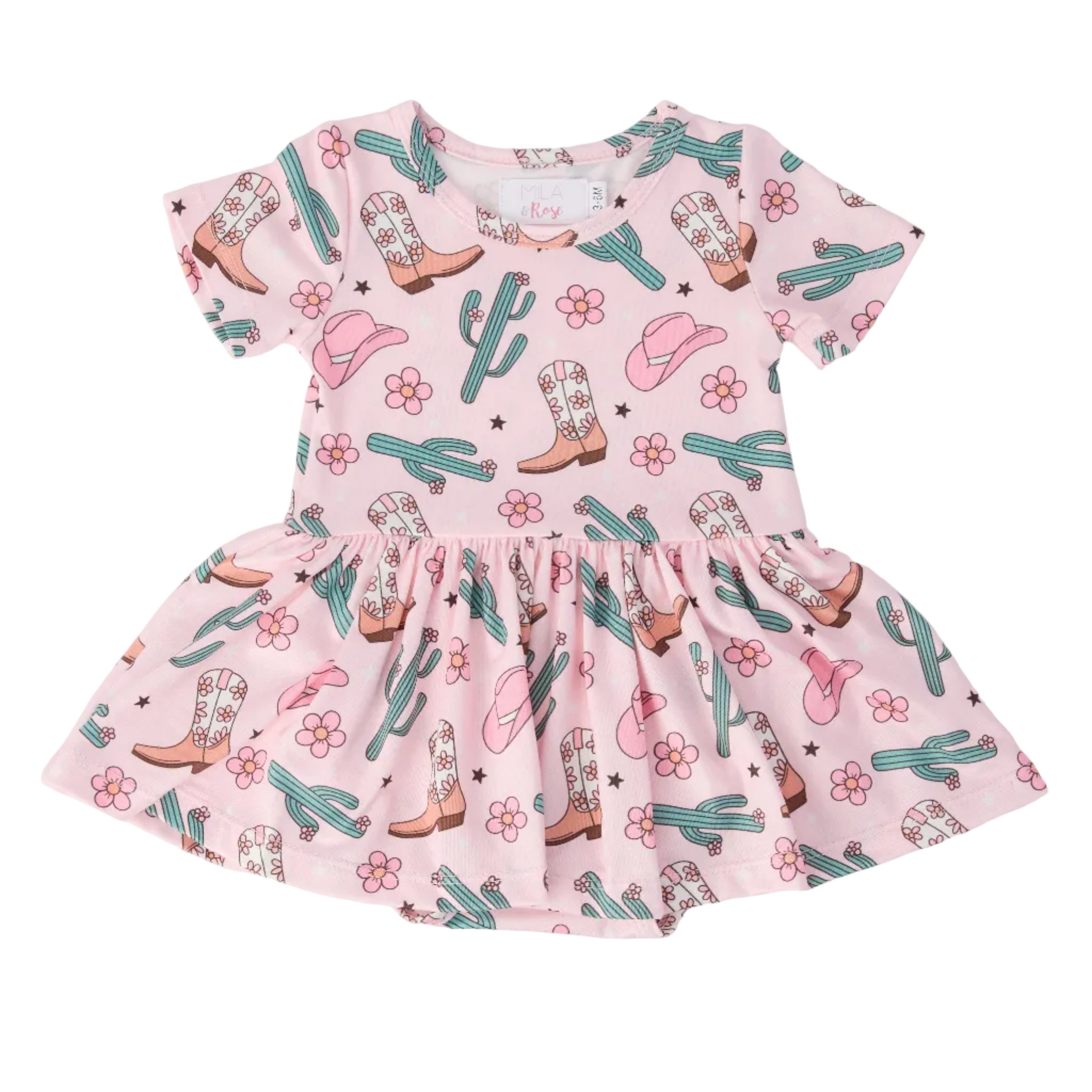 Cactus Cowgirl S/S Twirl Bodysuit