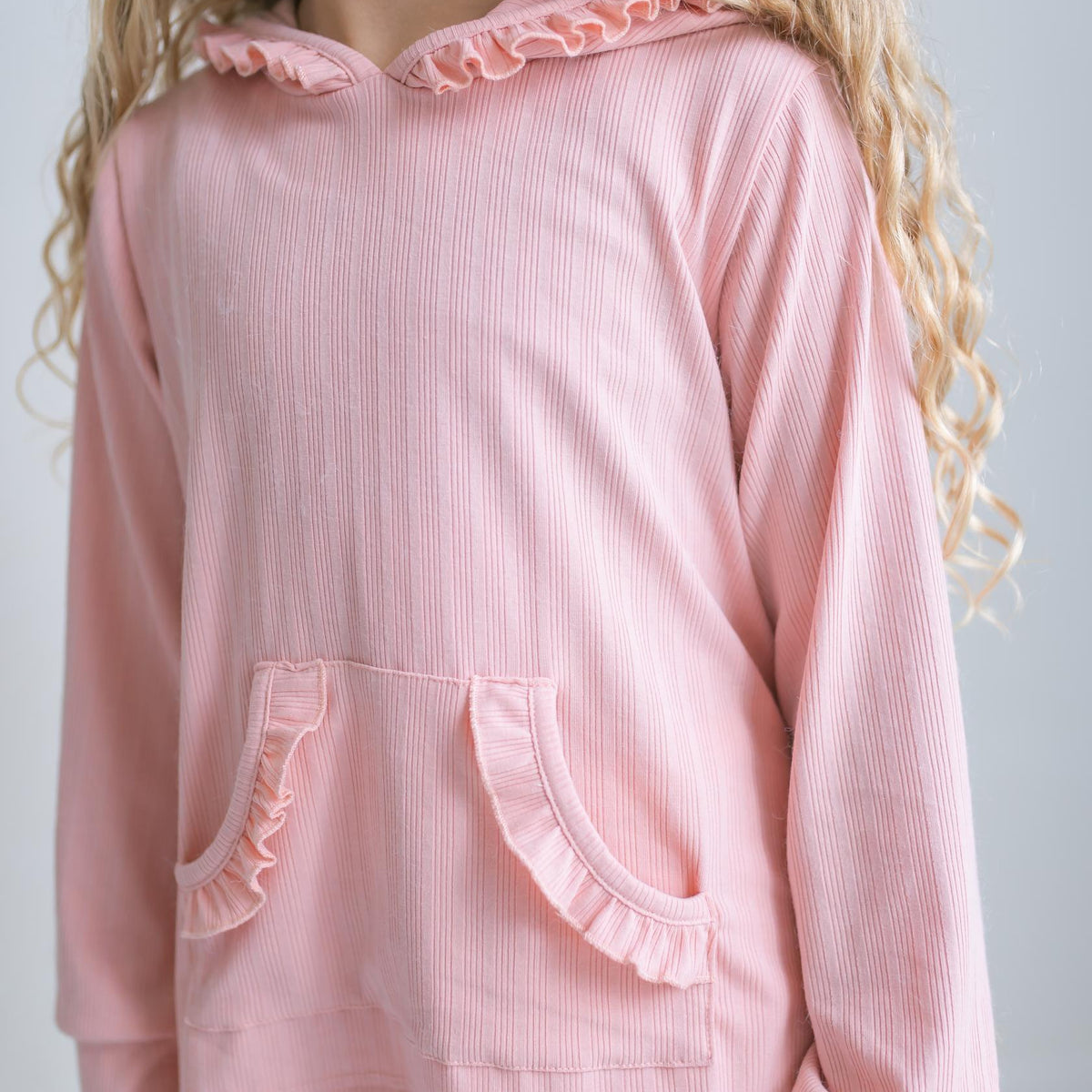 Coquette Pink Bow Hooded Pant Set