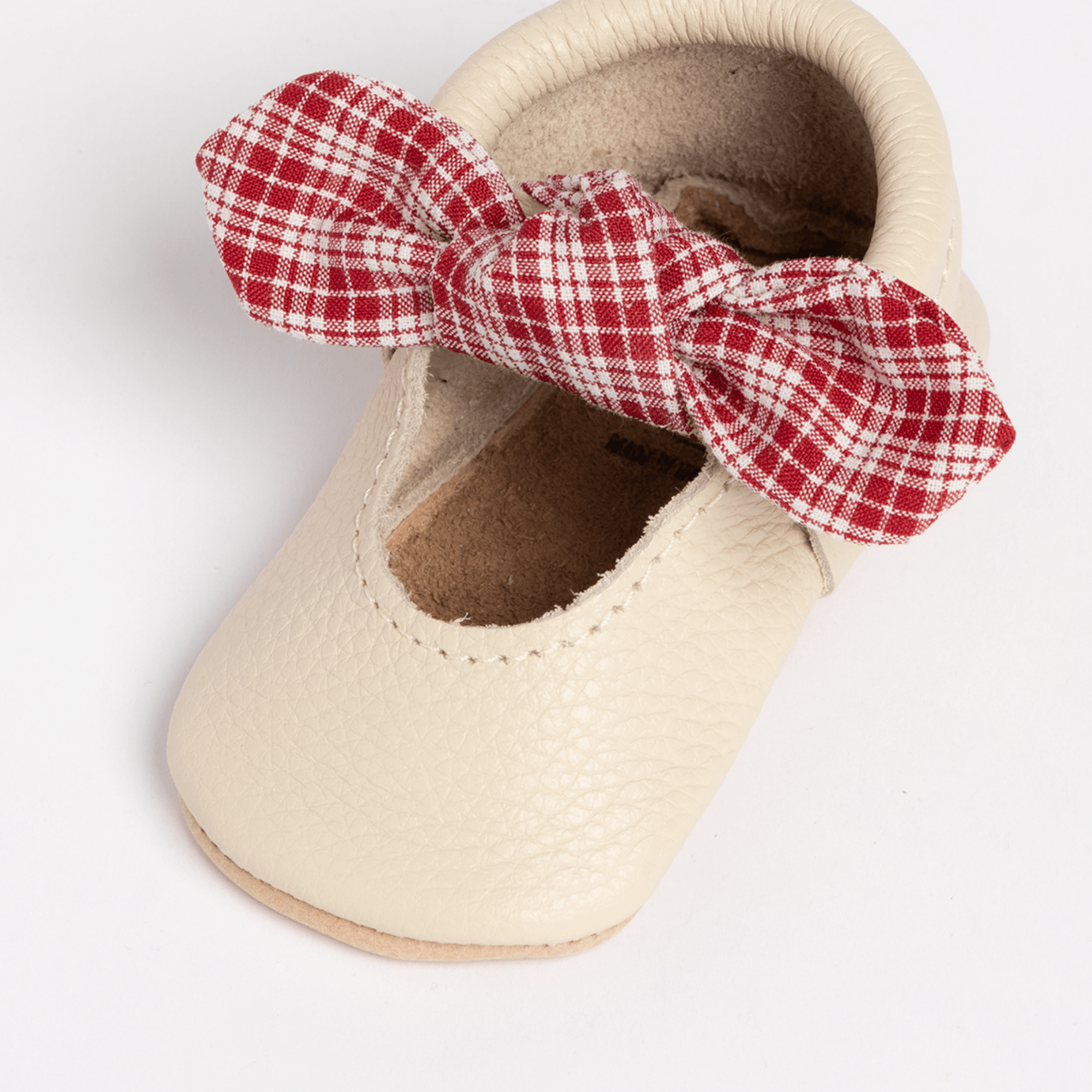 Prairie Girl Knotted Bow Baby Shoe