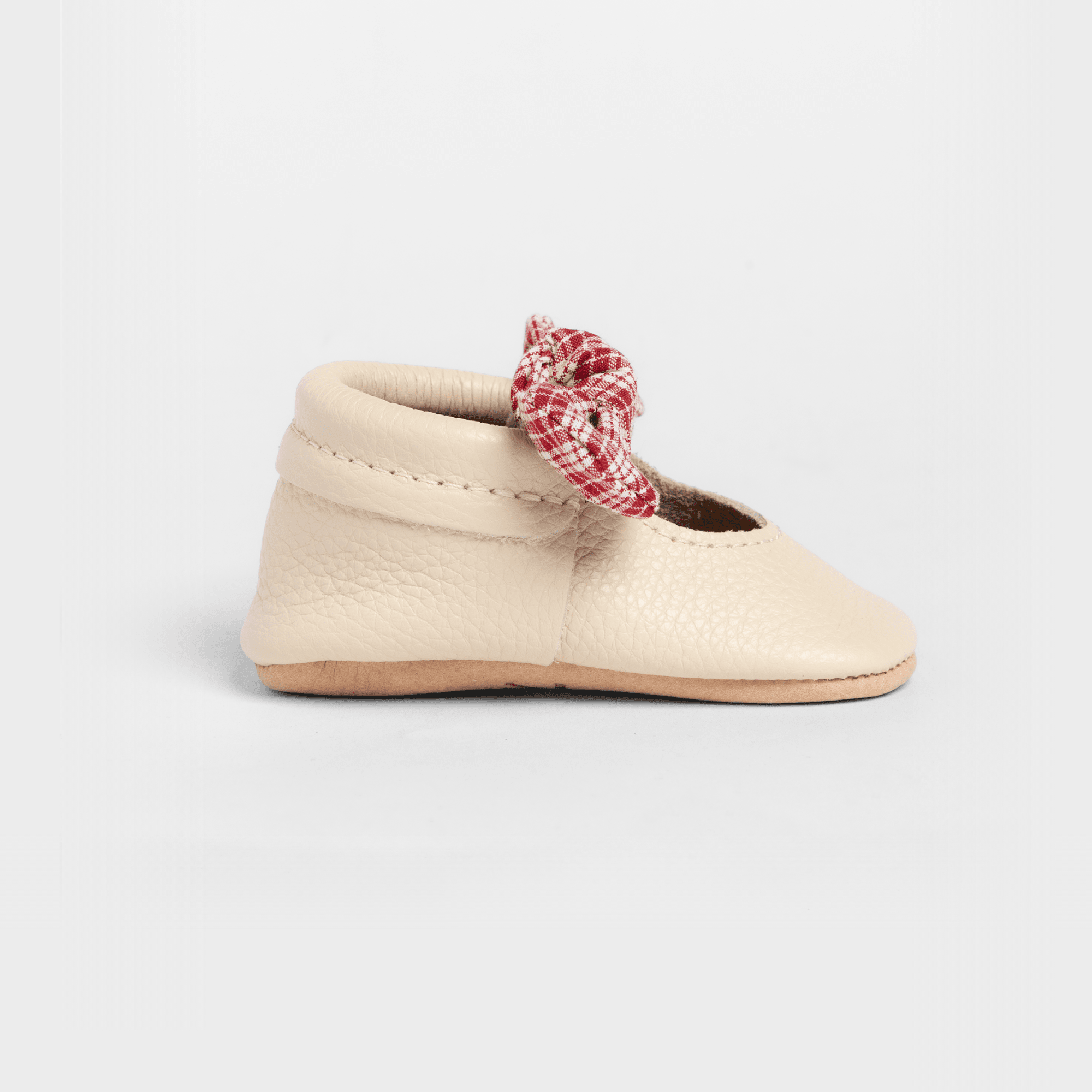 Prairie Girl Knotted Bow Baby Shoe