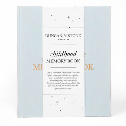 Childhood Memory Book - Blue