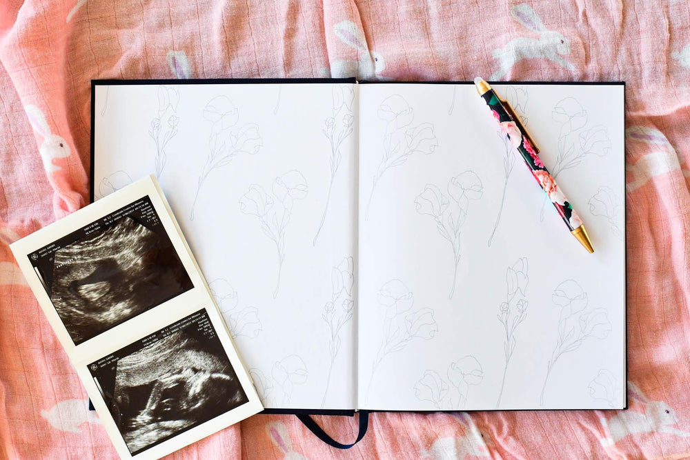 Dear Baby: A Pregnancy Prayer Journal & Memory Book For Moms - Ivory
