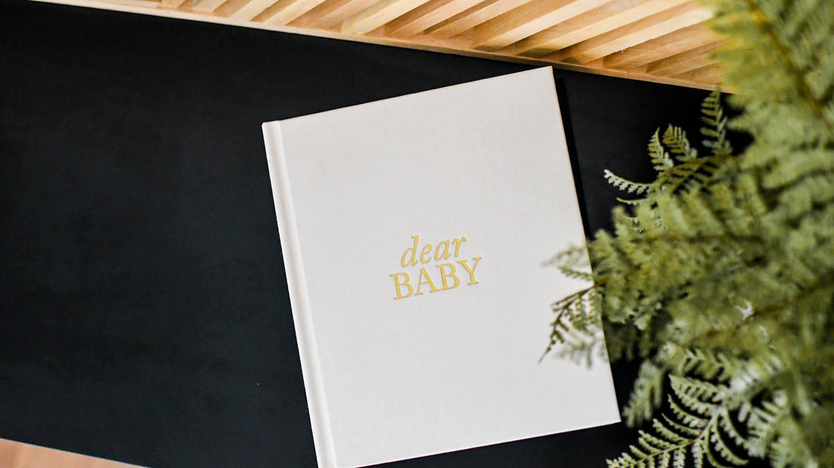 Dear Baby: A Pregnancy Prayer Journal & Memory Book For Moms - Ivory