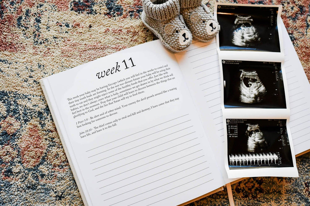 Dear Baby: A Pregnancy Prayer Journal & Memory Book For Moms - Ivory