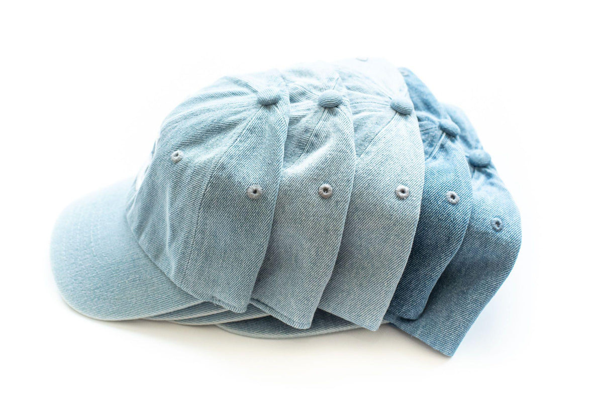 Denim Letter Baseball Hat
