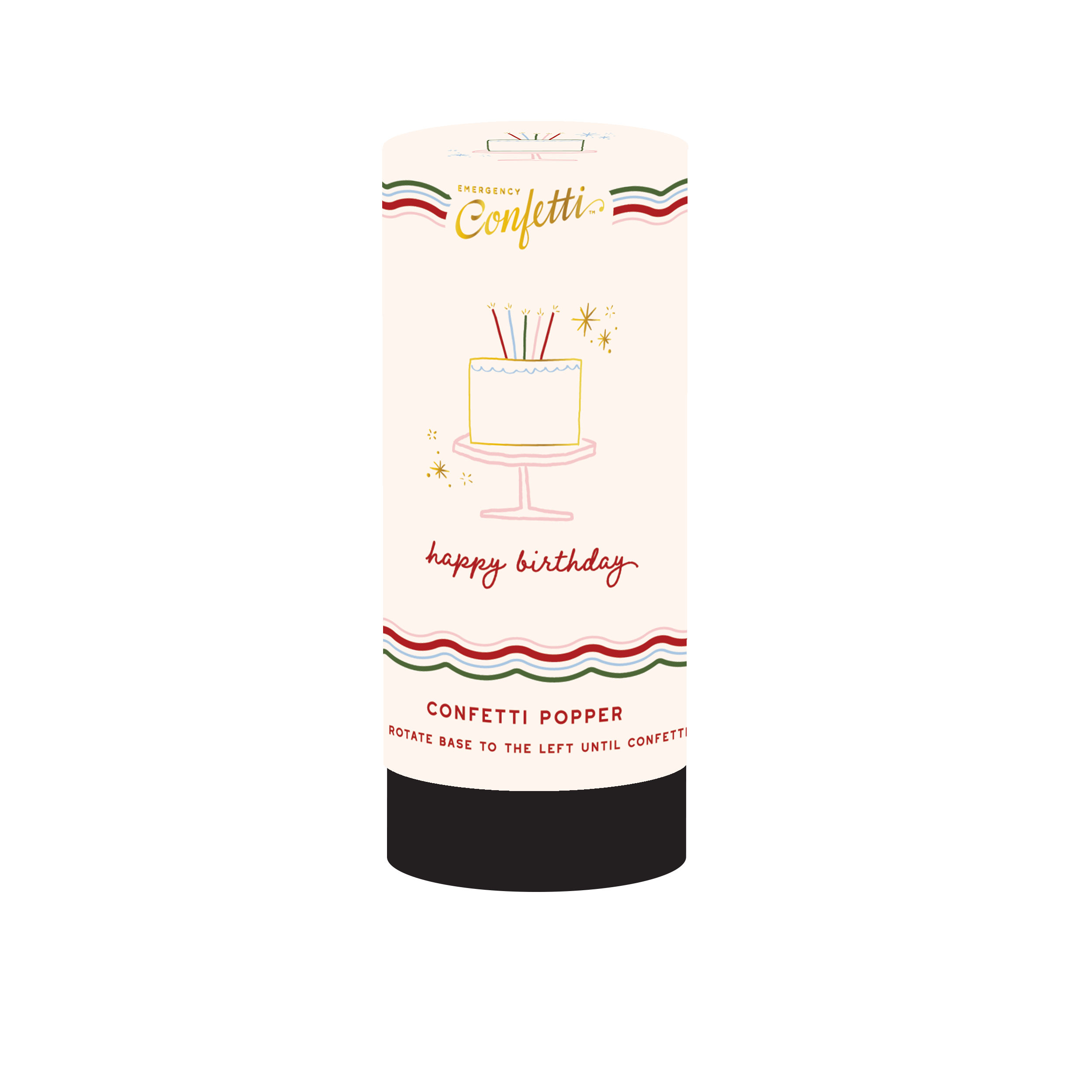 Happy Birthday Icon Confetti Popper