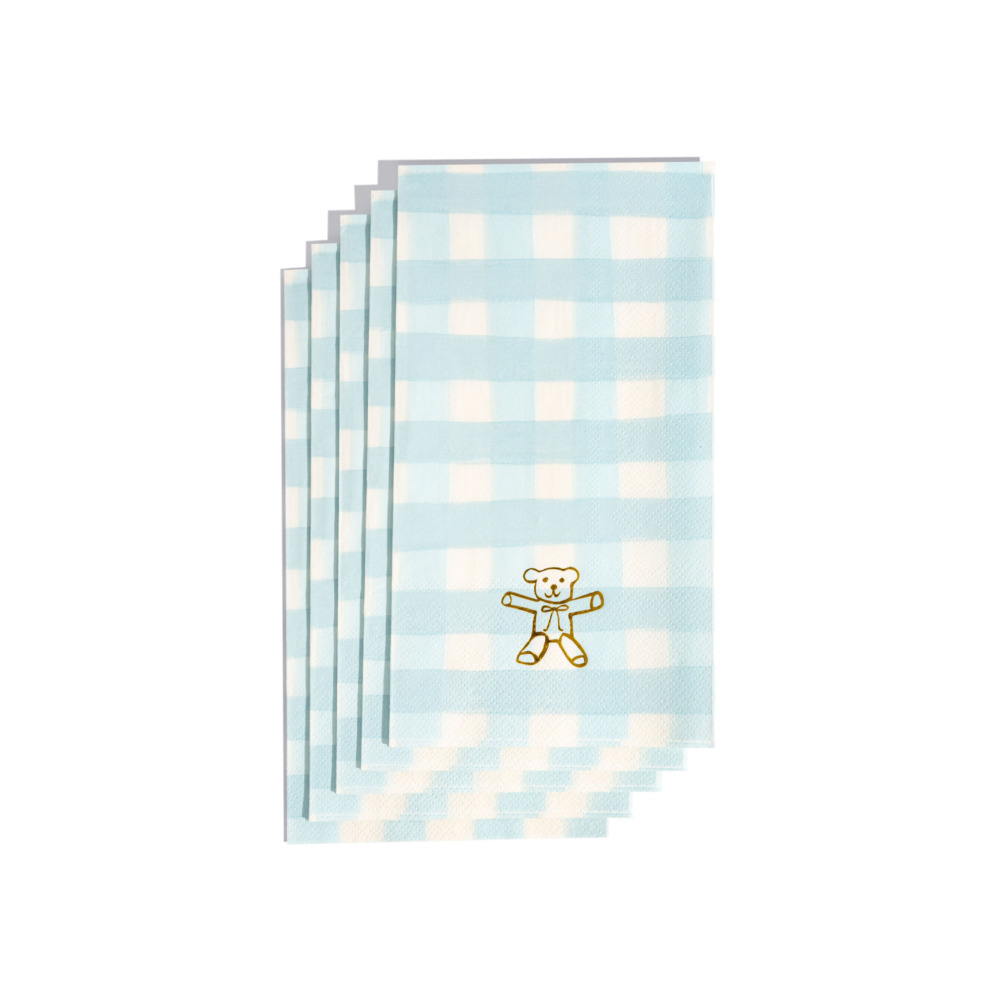 Blue Plaid Guest Napkins