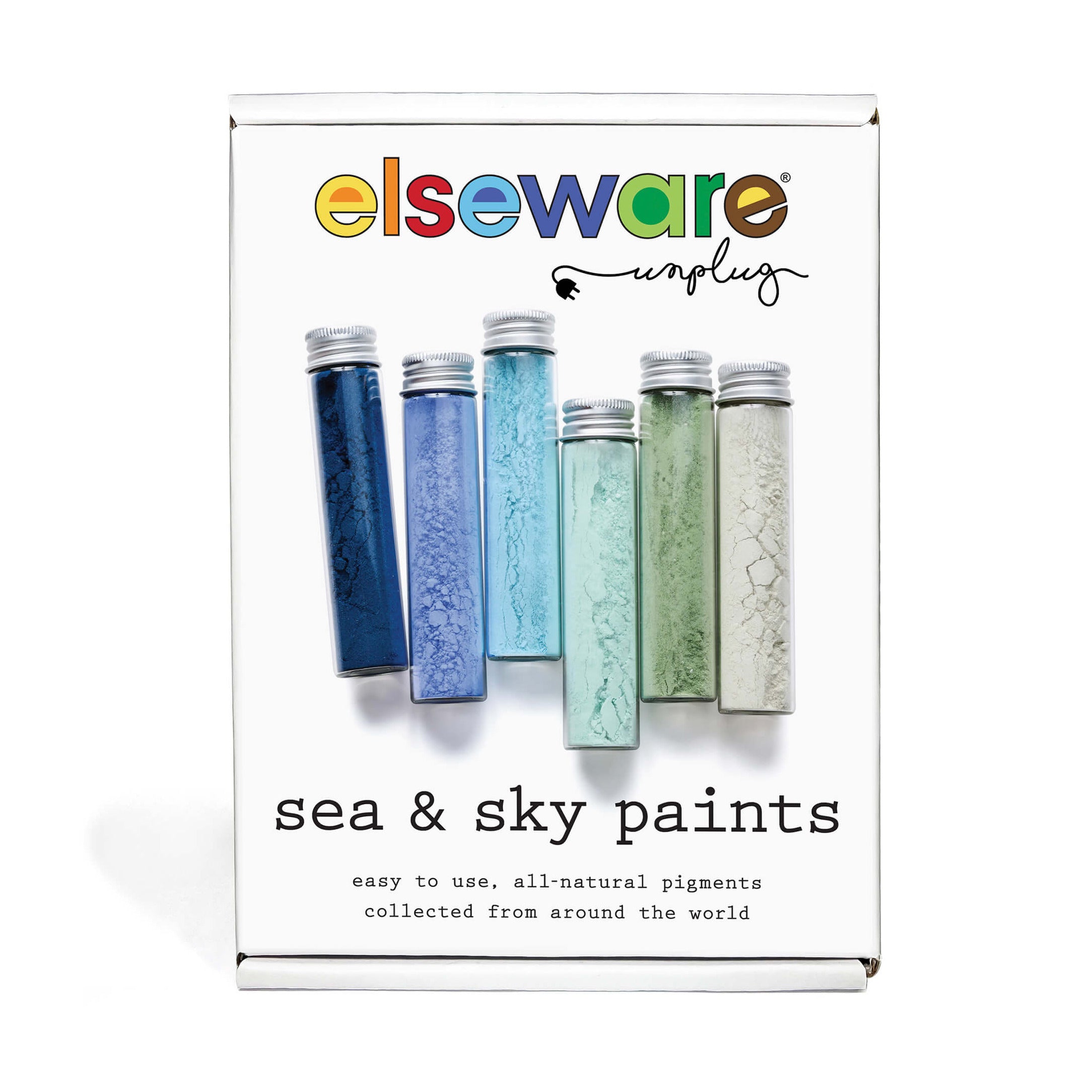 Sea & Sky Paint Set – Non-Toxic Earth Pigments (15–17g per Vial)