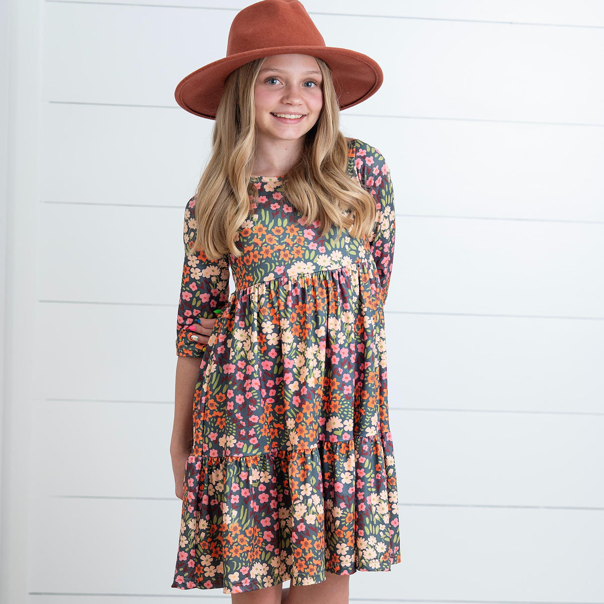 Emma Flower Fields Dress