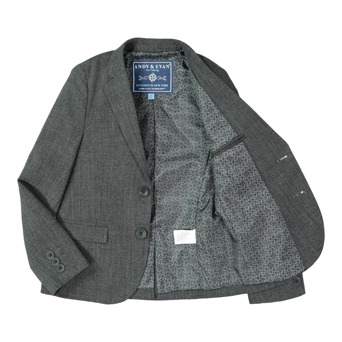 Grey Stretch Suit with Comfy-Flex Technology®