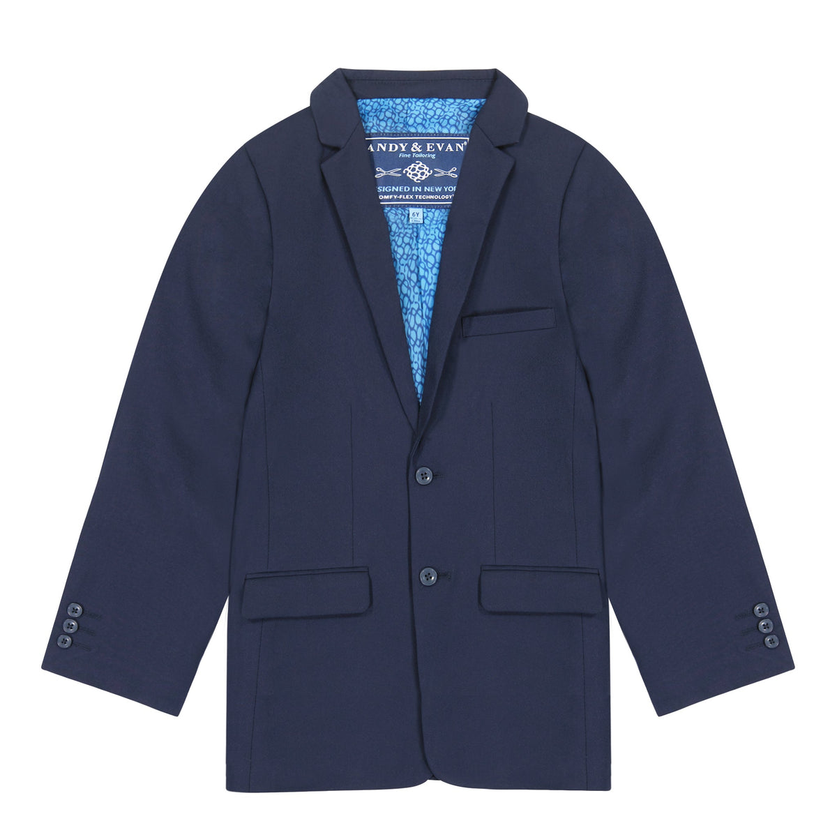 Navy Stretch Suit with Comfy-Flex Technology®