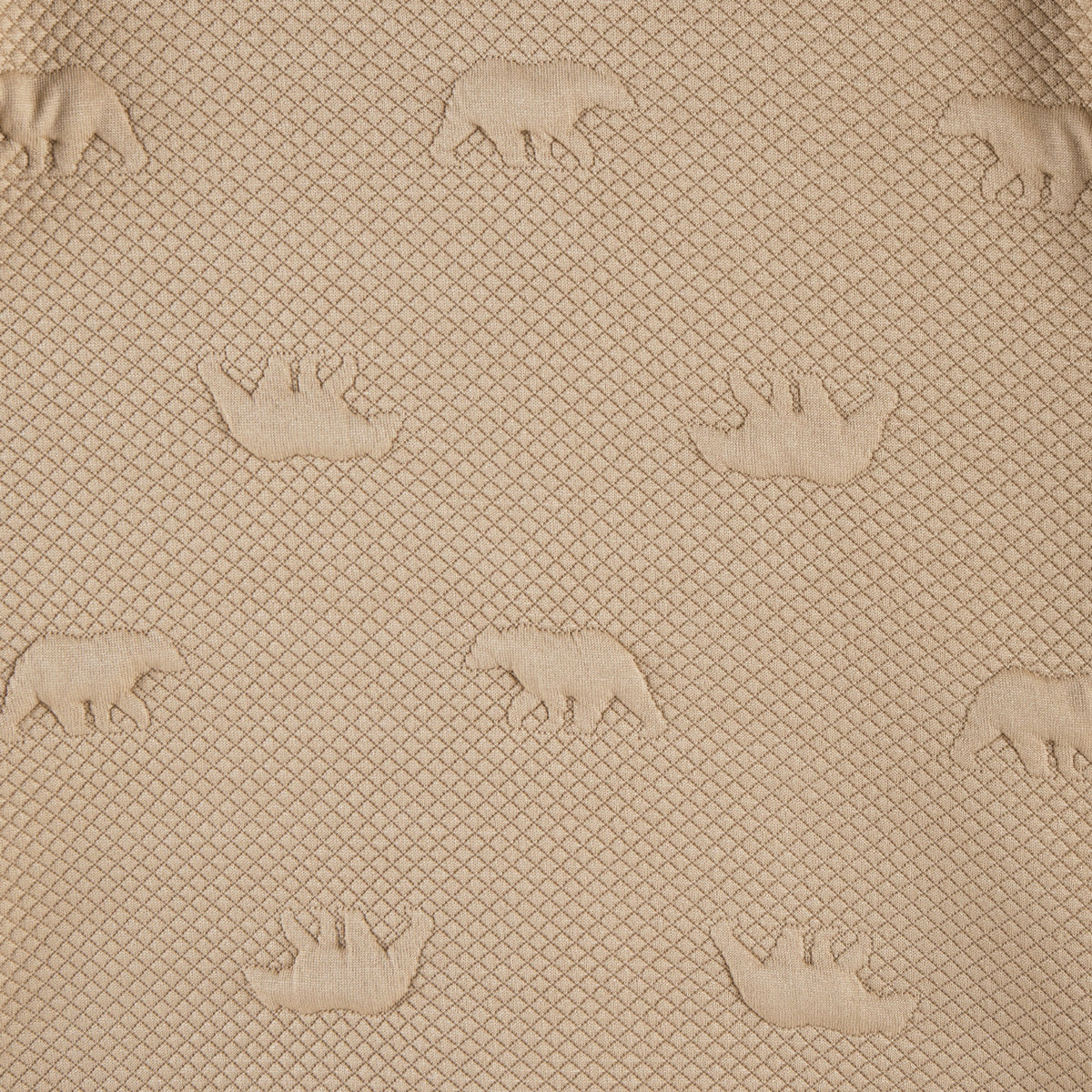 Kids Embossed Lounge Set | Taupe Bear