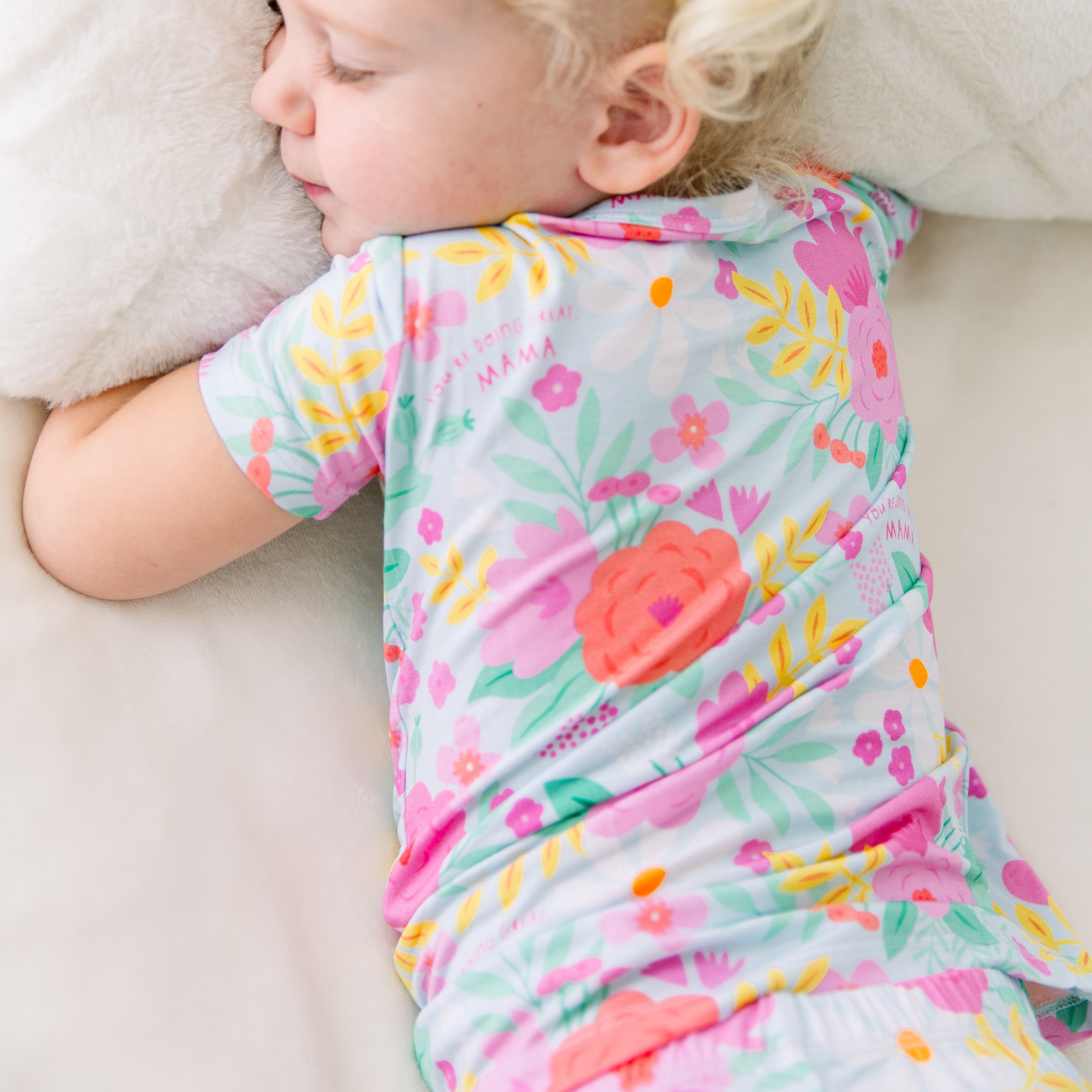 The Second-Skin 2-Piece Short Sleeve Pajama | Flower Power
