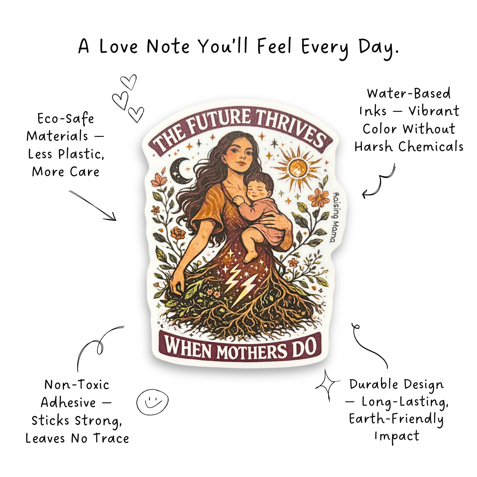 The Future Thrives When Mothers Do | Sticker