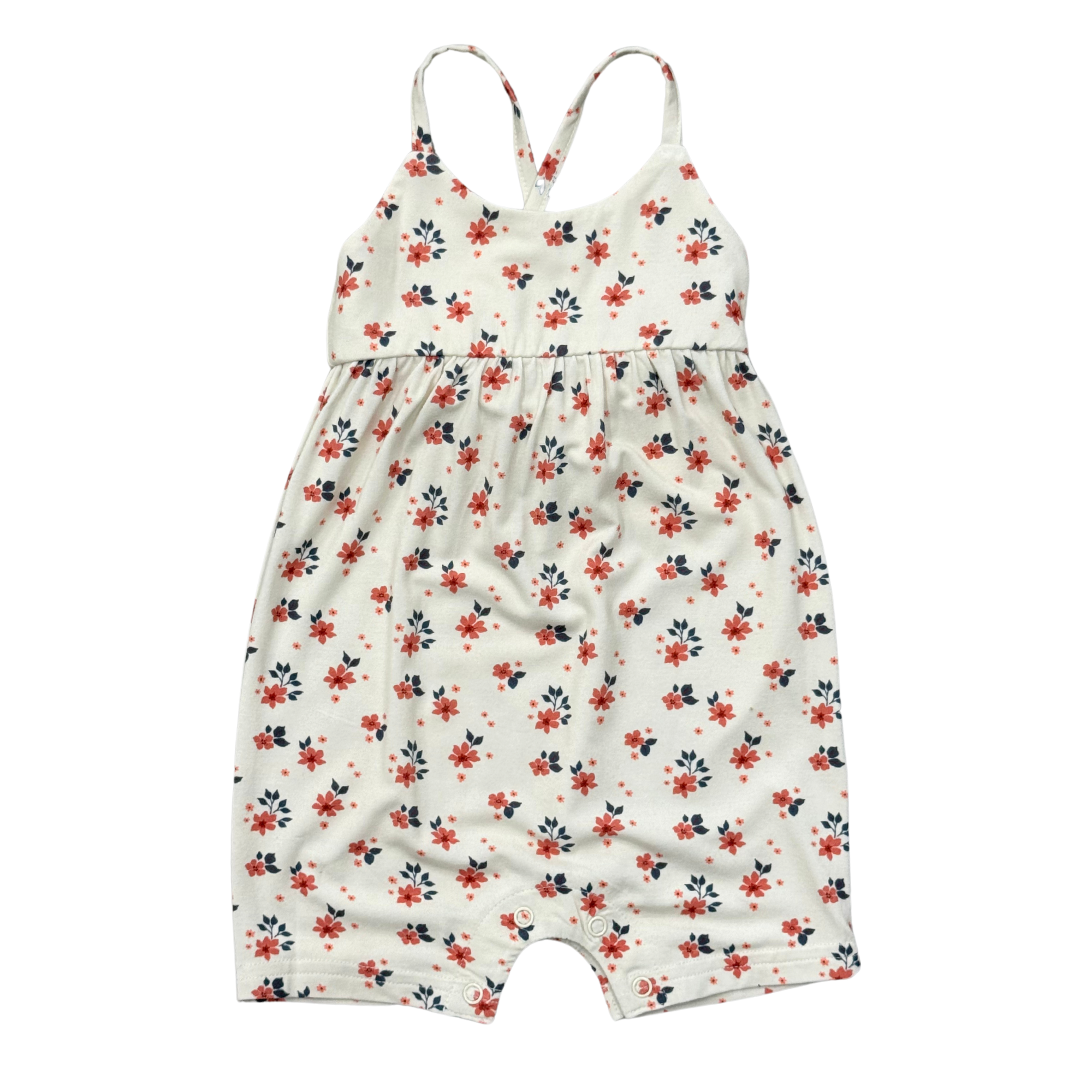 Girl's Tie-Back Romper