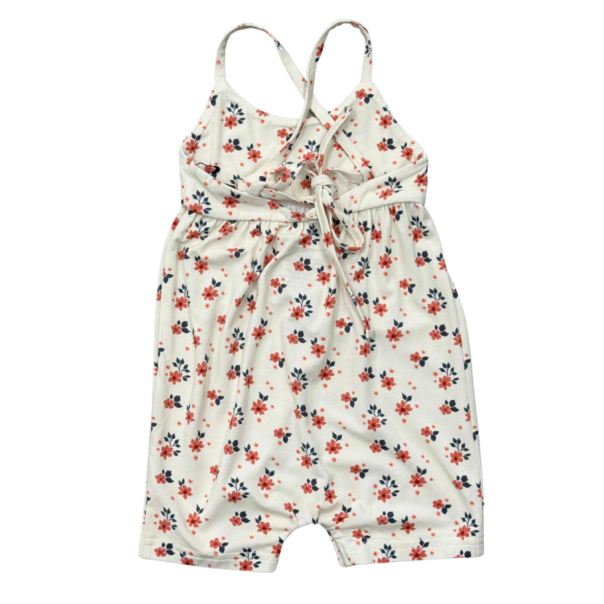 Girl's Tie-Back Romper