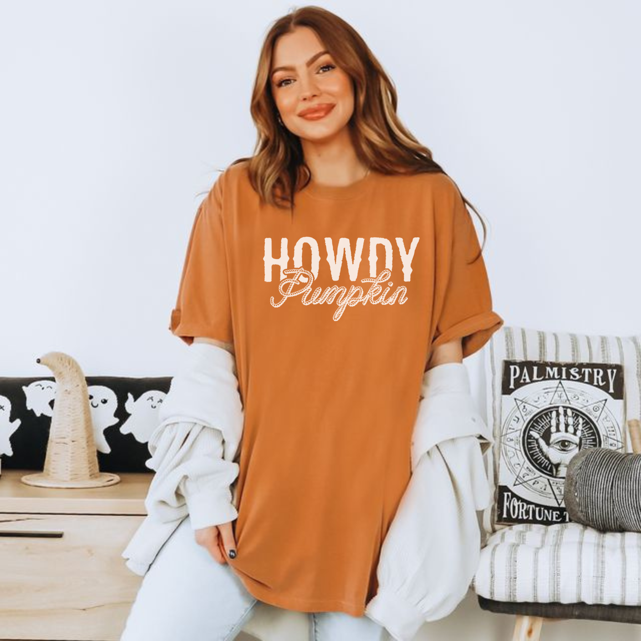 Howdy Pumpkin T Shirt