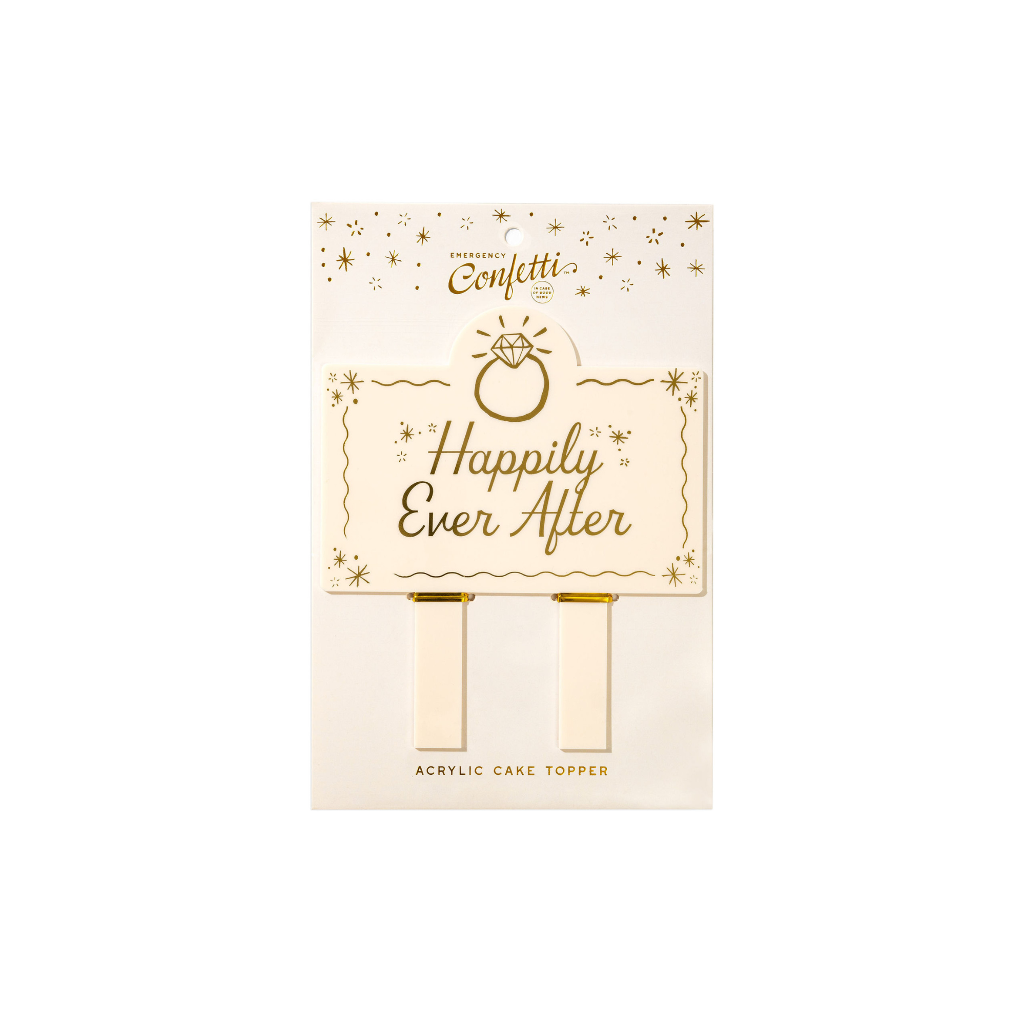 Happily Ever After Acrylic Cake Topper