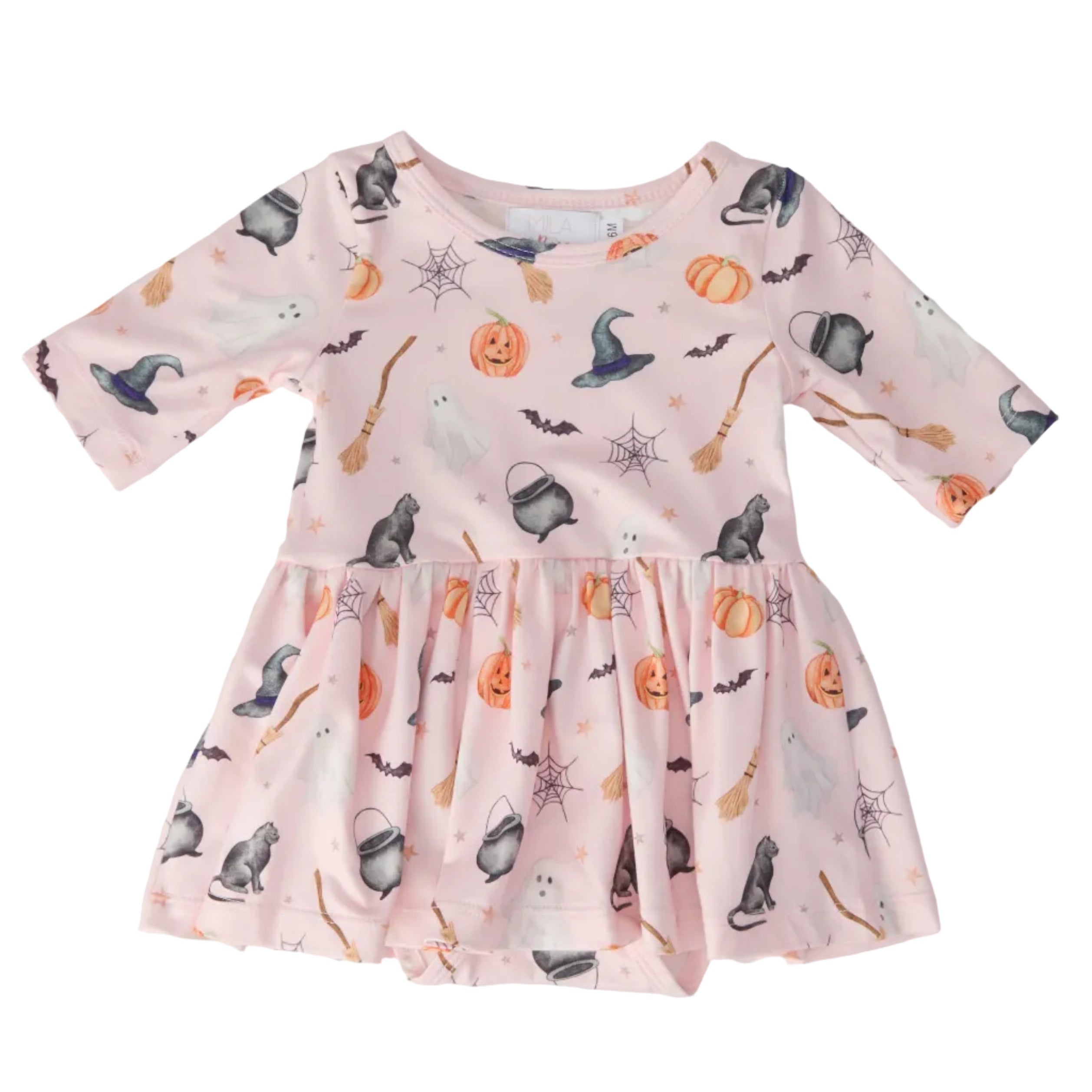 Hey Boo 3/4 Sleeve Twirl Bodysuit