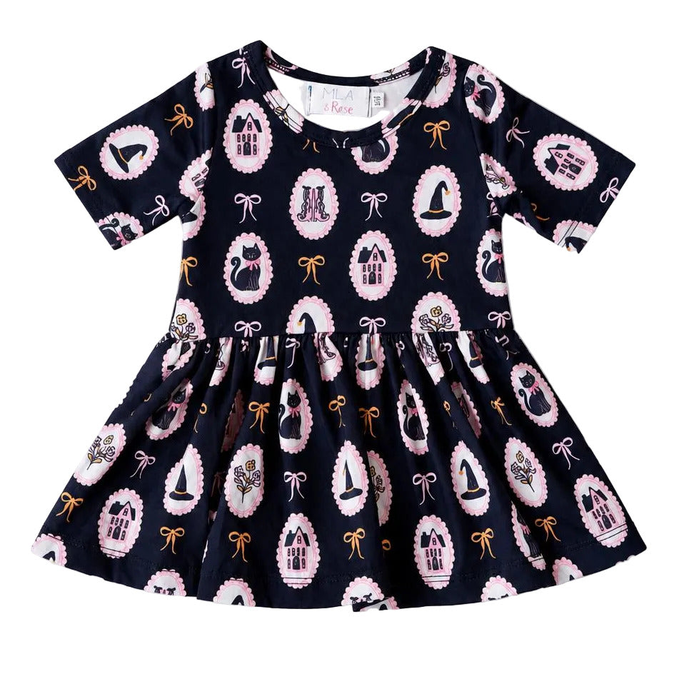 Hocus Pocus 3/4 Sleeve Twirl Bodysuit