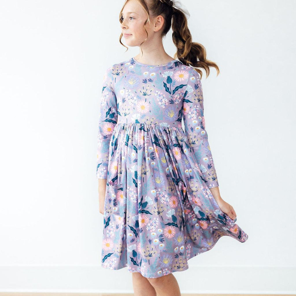 Honeysuckle L/S Pocket Twirl Dress