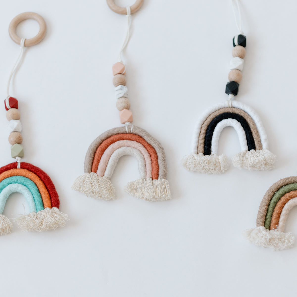 Rainbow Carseat Garland/Gym Toy/Car Ornament