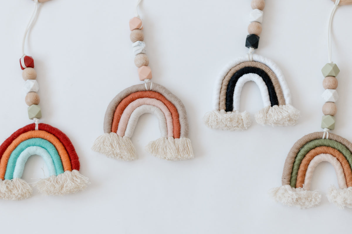 Rainbow Carseat Garland/Gym Toy/Car Ornament