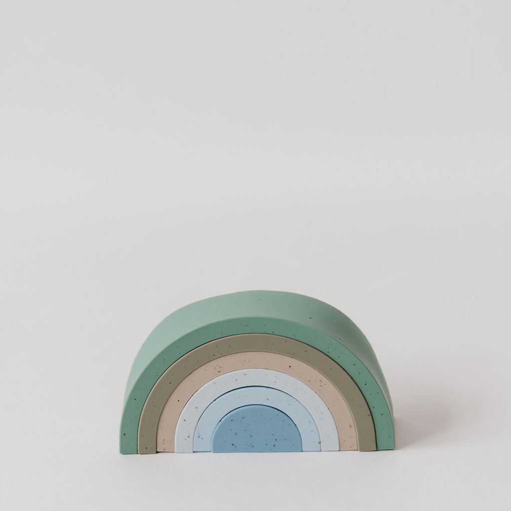 Silicone Stacking Rainbow