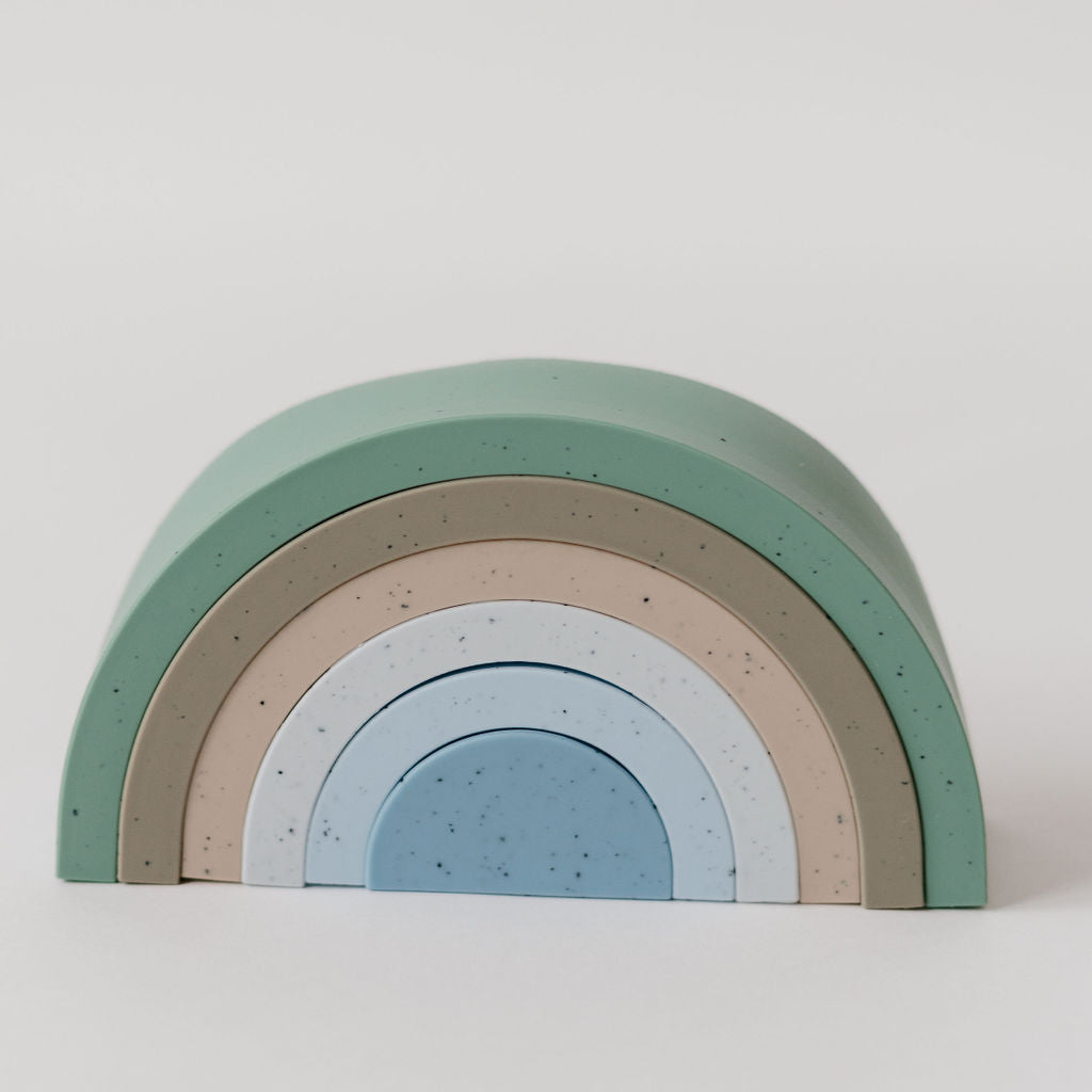 Silicone Stacking Rainbow