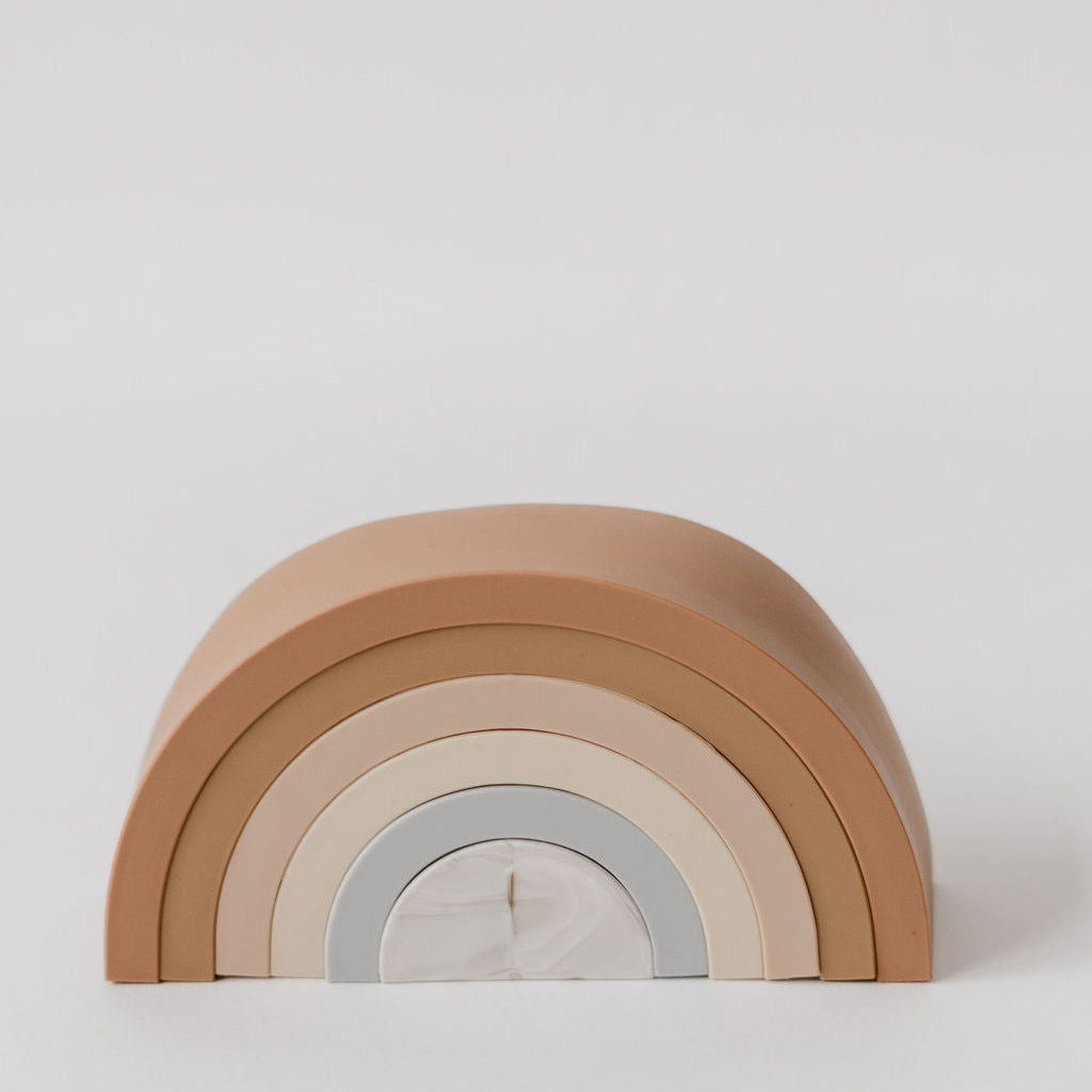 Silicone Stacking Rainbow