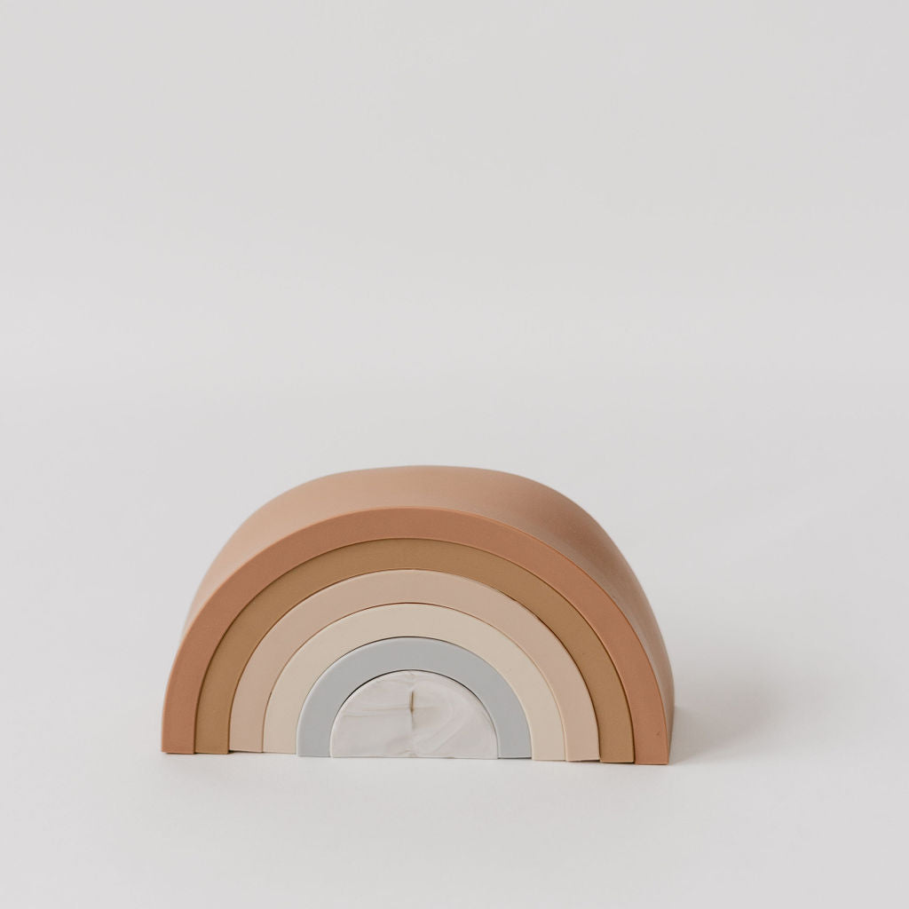 Silicone Stacking Rainbow