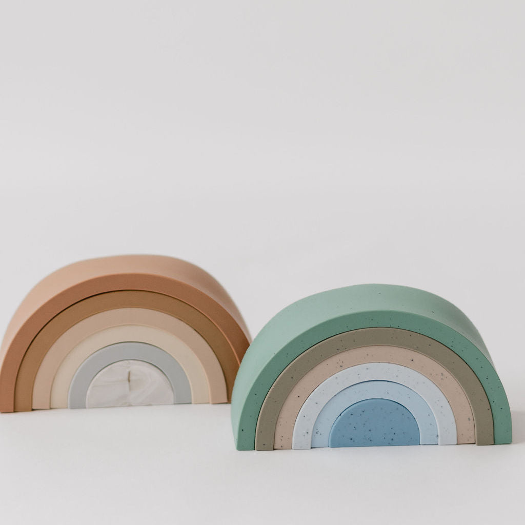 Silicone Stacking Rainbow