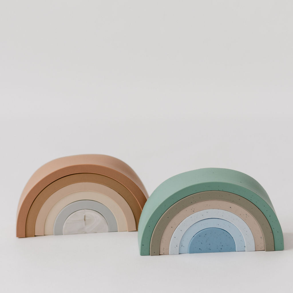 Silicone Stacking Rainbow