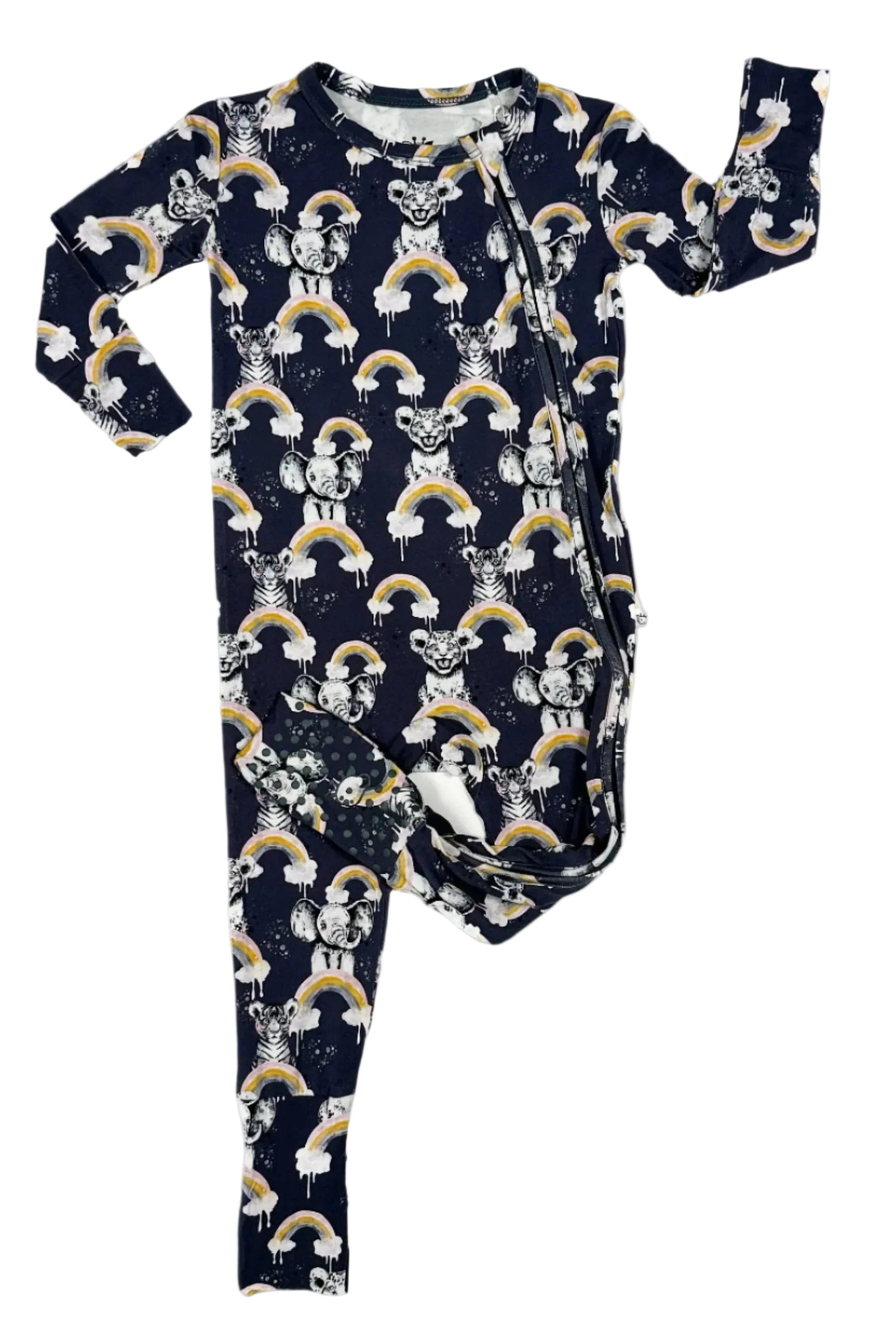 Rainbow Safari Convertible Footie