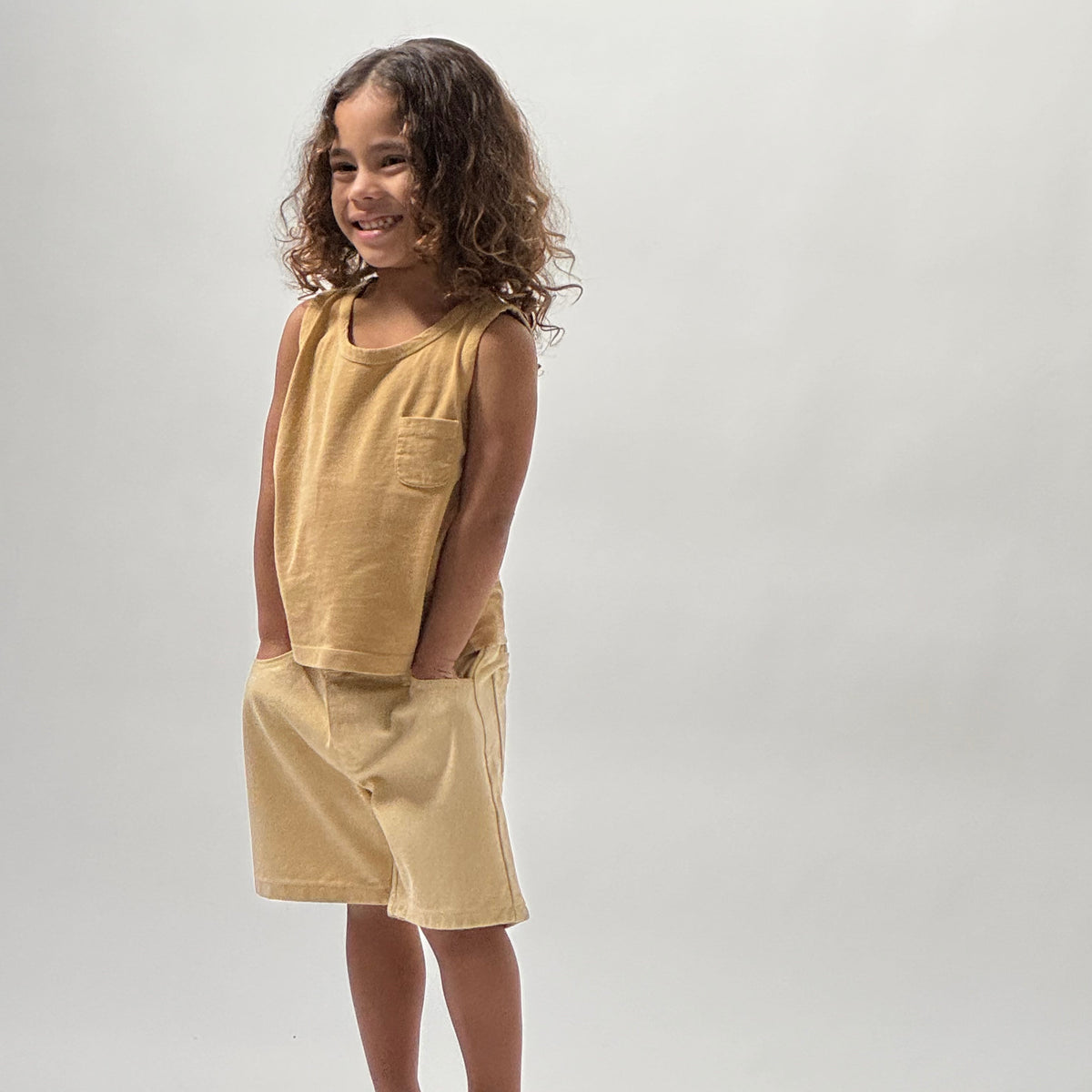 The Denim Short Kids | Mineral Dyed
