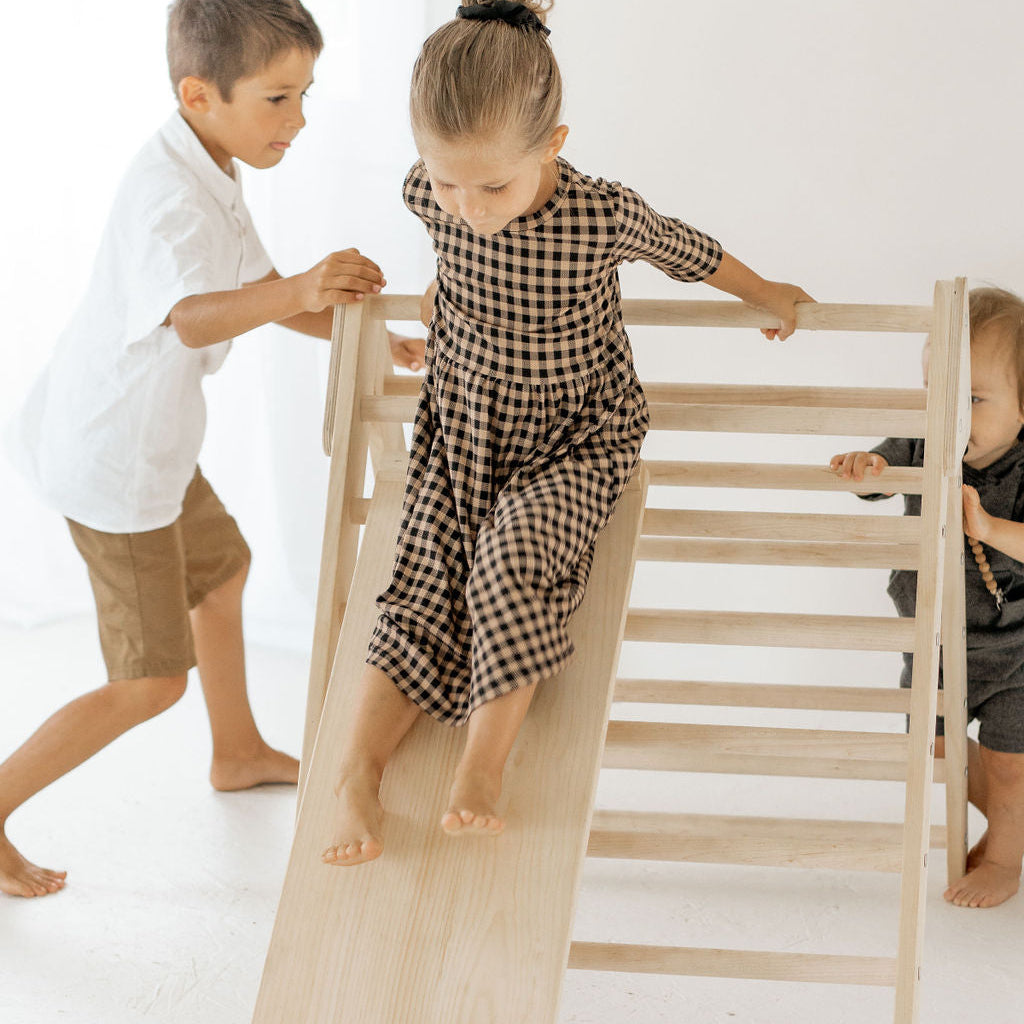 Large Wooden climbing triangle