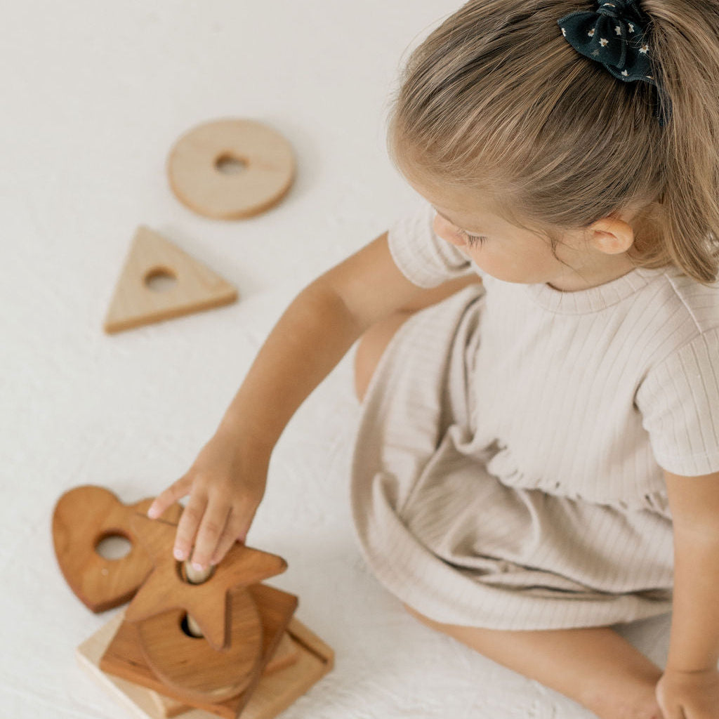 Wooden Shape Stacker