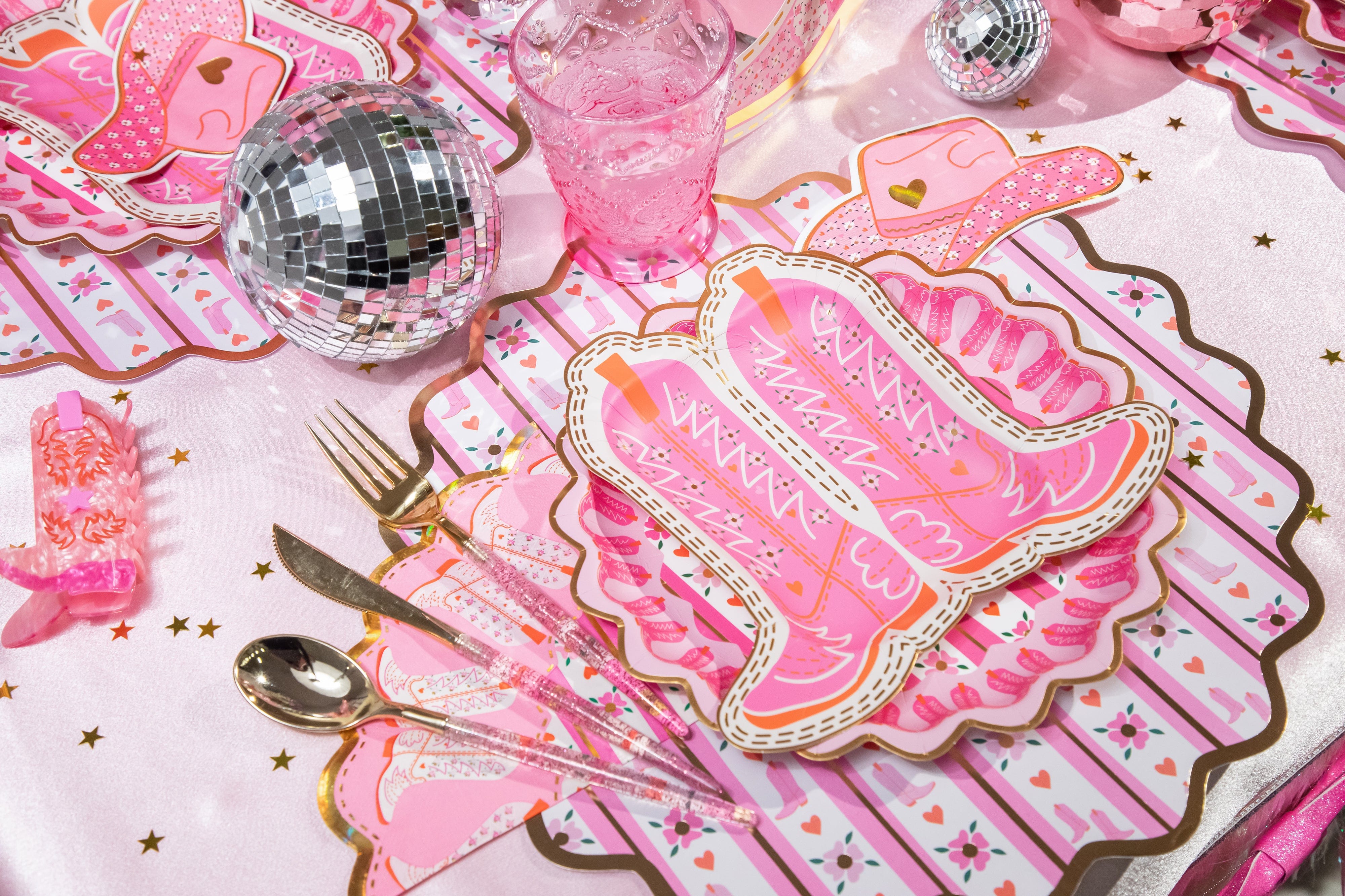 Cowboy Boot Dessert Plates (10 count)
