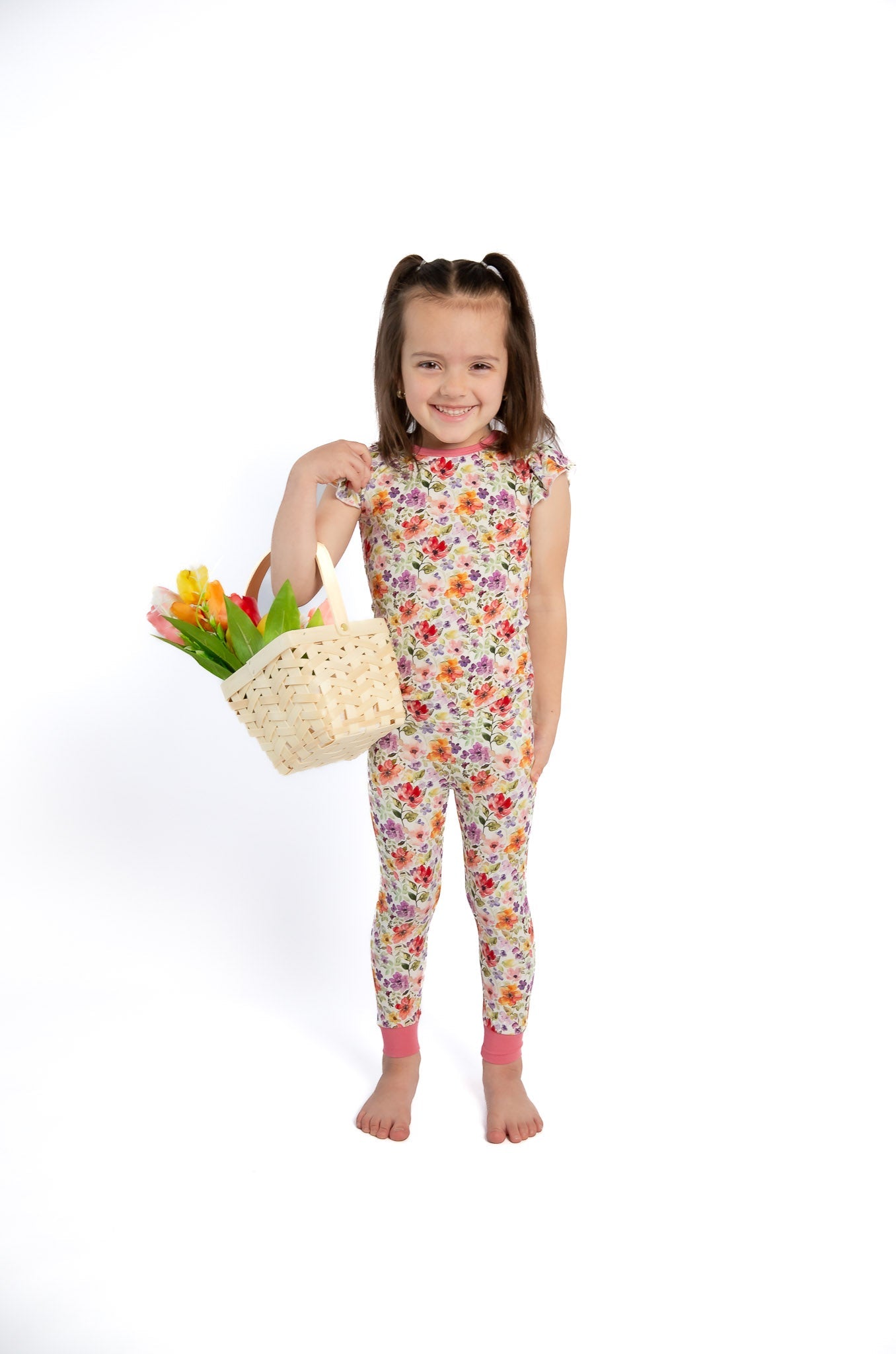 Watercolor Floral Pajama Set