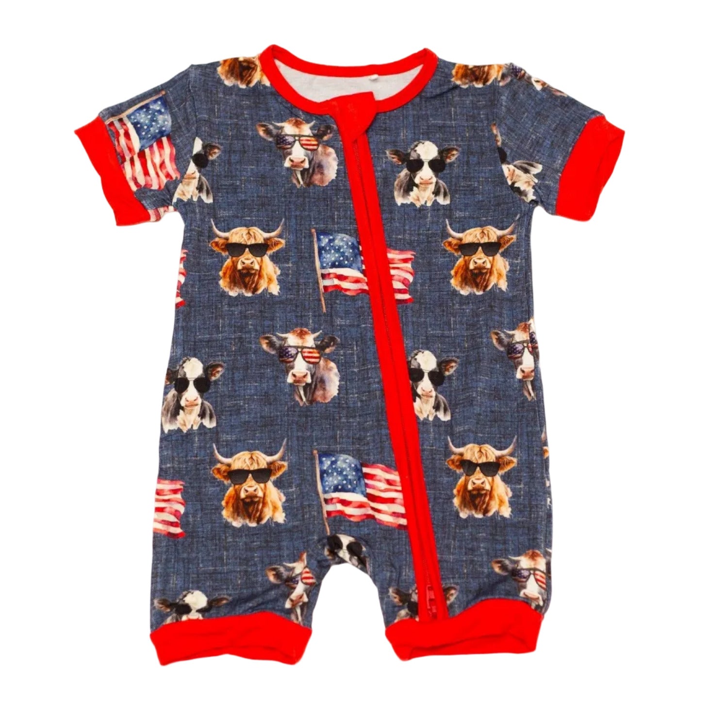Red, White & Moo Shortie