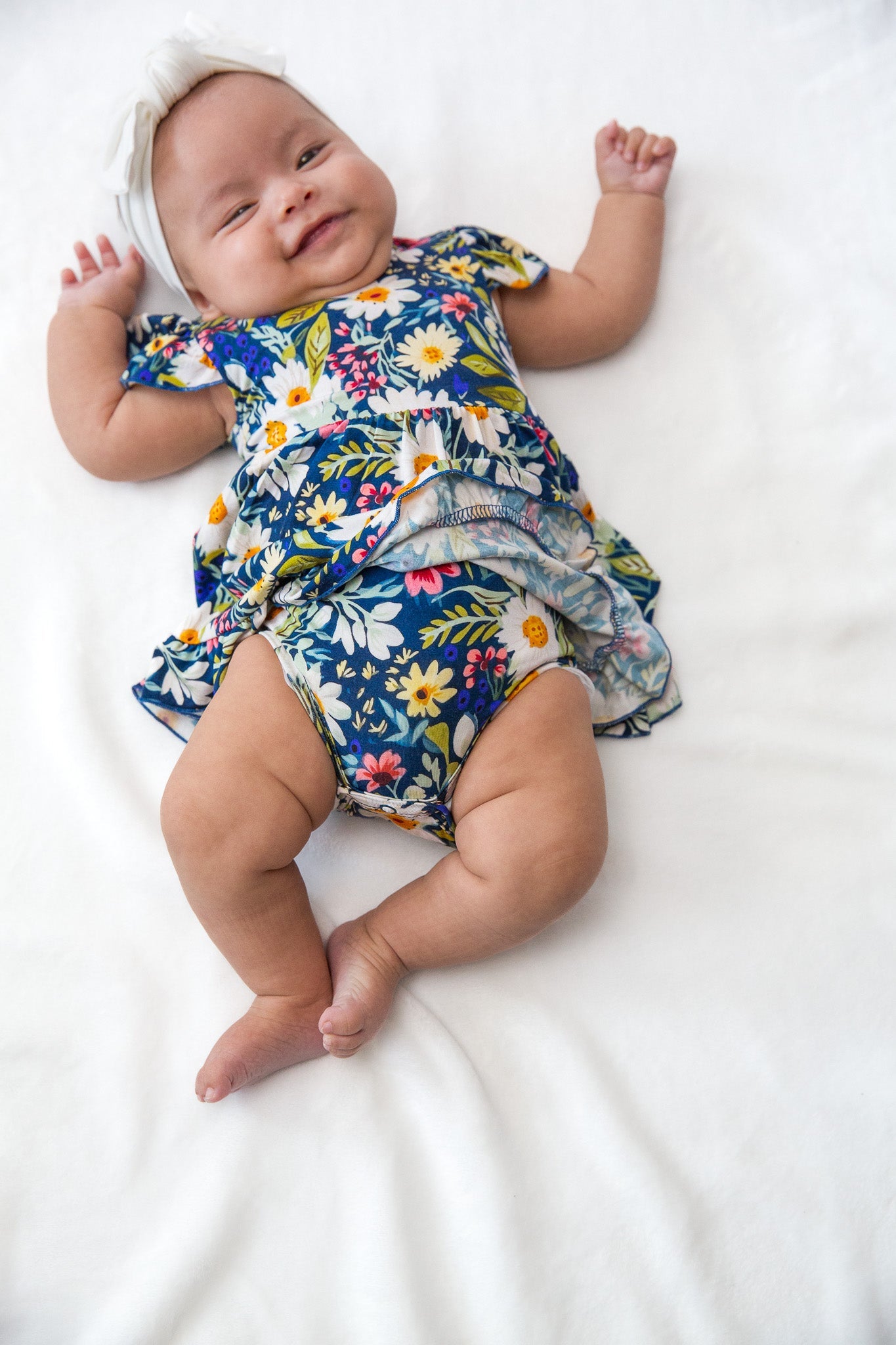 Daisy Blue Bodysuit Twirl