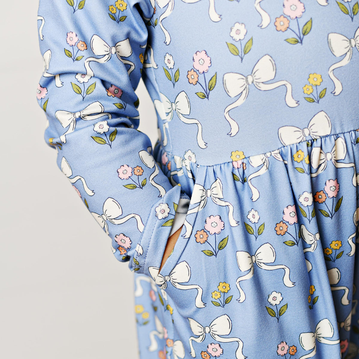 Kelly Blue Bow Jumpsuit