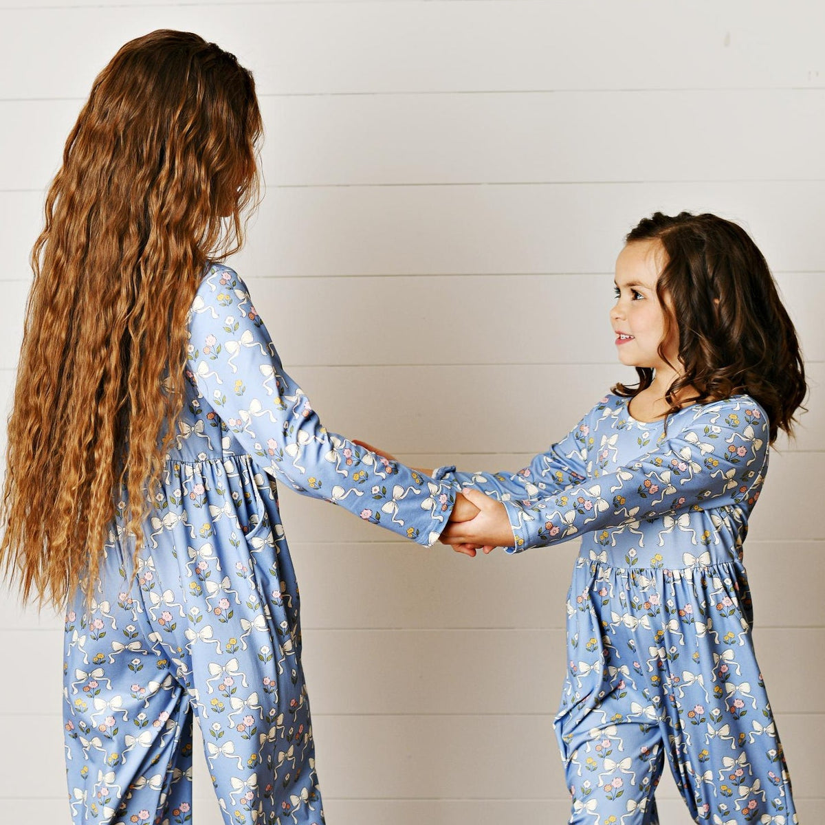 Kelly Blue Bow Jumpsuit