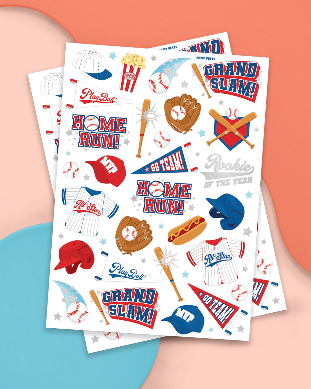 Home Run Tats - 56 temporary tattoos