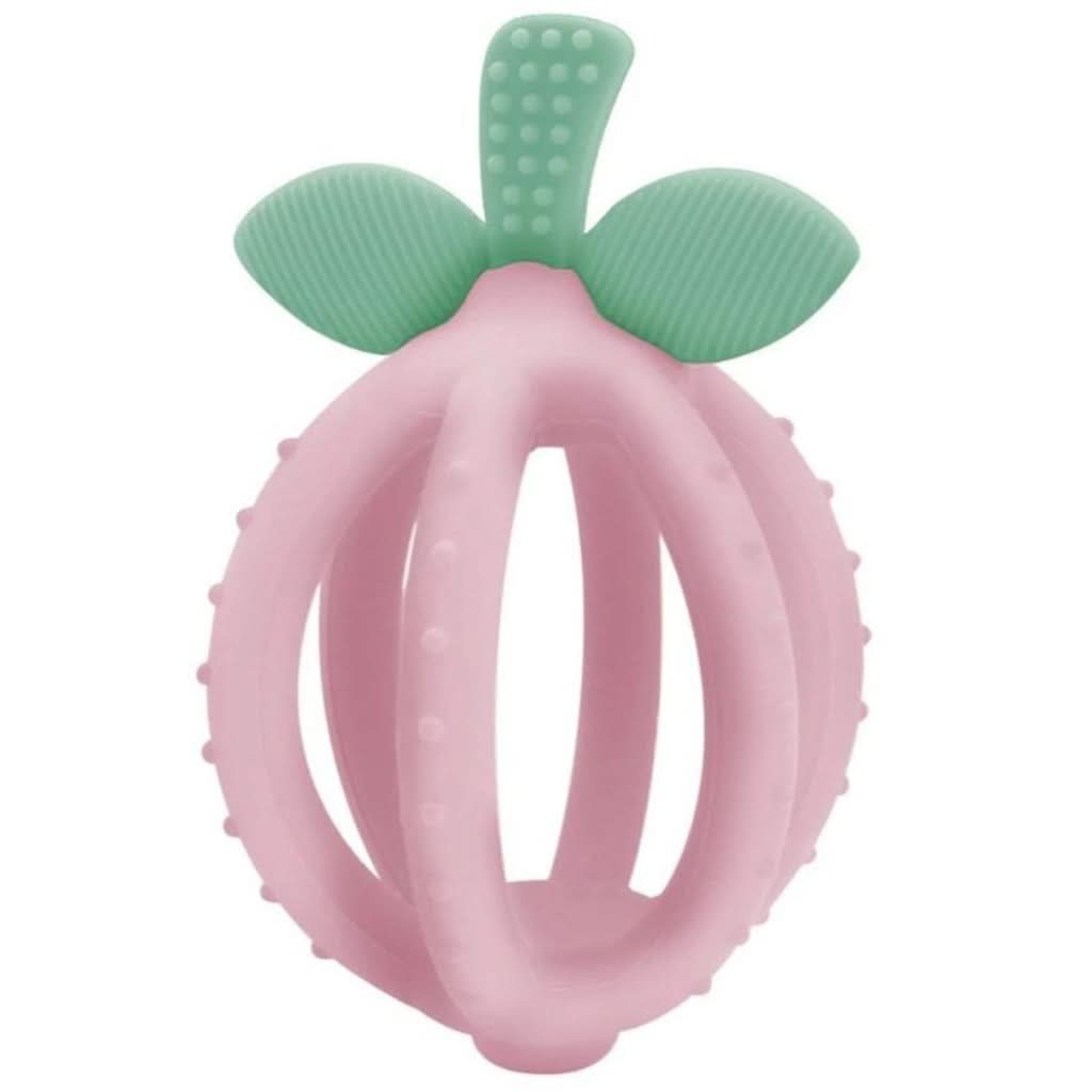 Bitzy Biter™ Teething Ball Baby Teether - Pink Lemonade