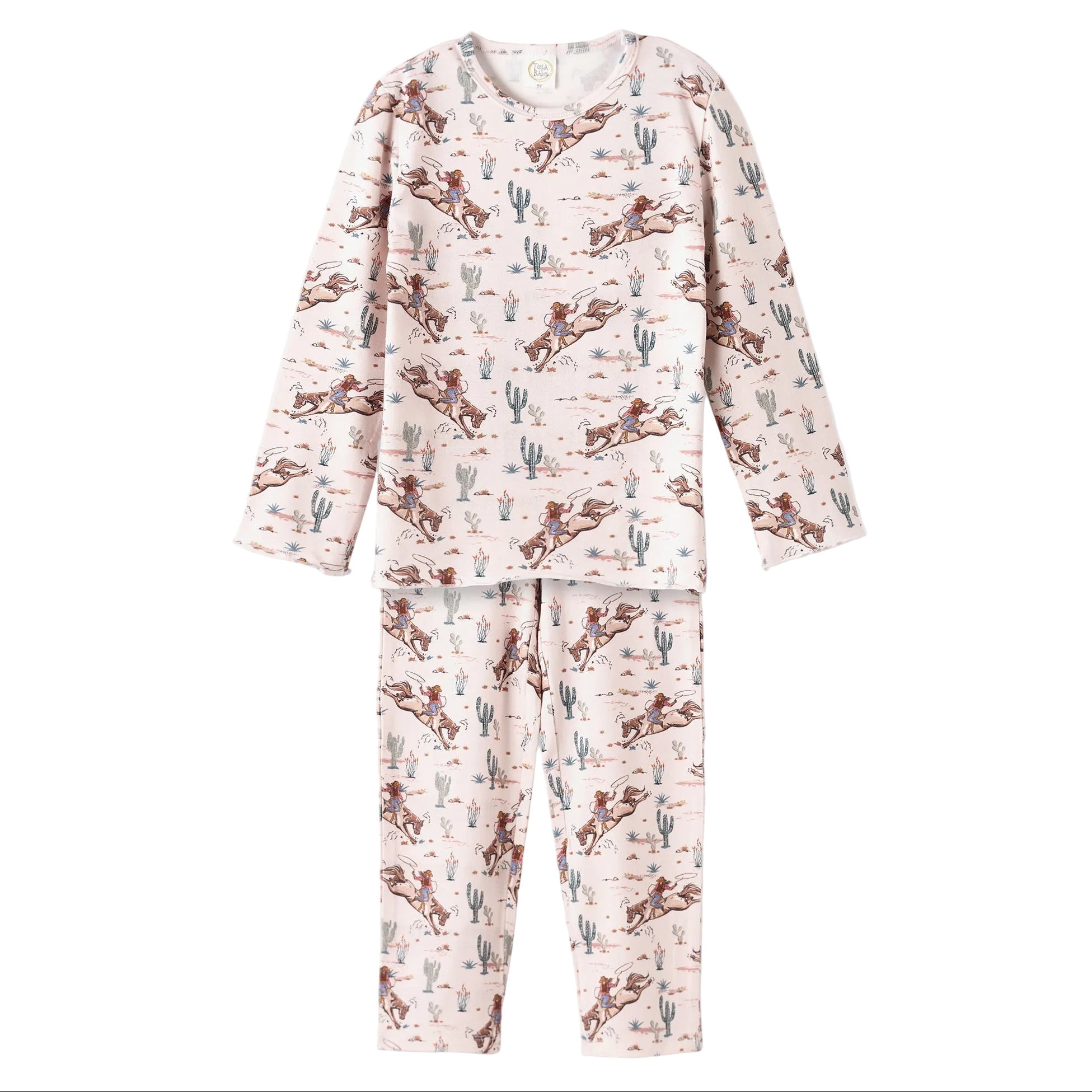 Prairie Princess Girl's Western Bamboo Pajama Set